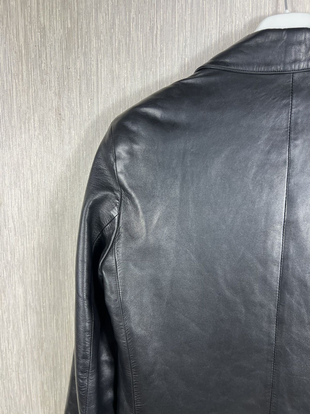 agnes b. Agnes b. genuine lamb leather avant garde blazer jacket Size US M / EU 48-50 / 2 - 15 Thumbnail