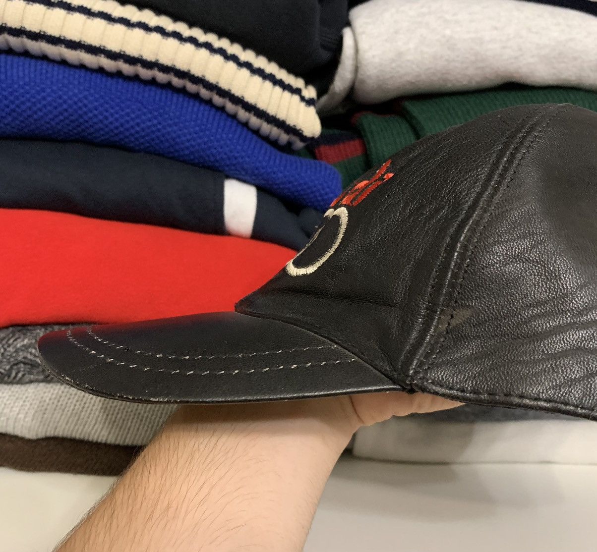 Audi Vintage Audi Leather Racing Cap Size ONE SIZE - 15 Thumbnail