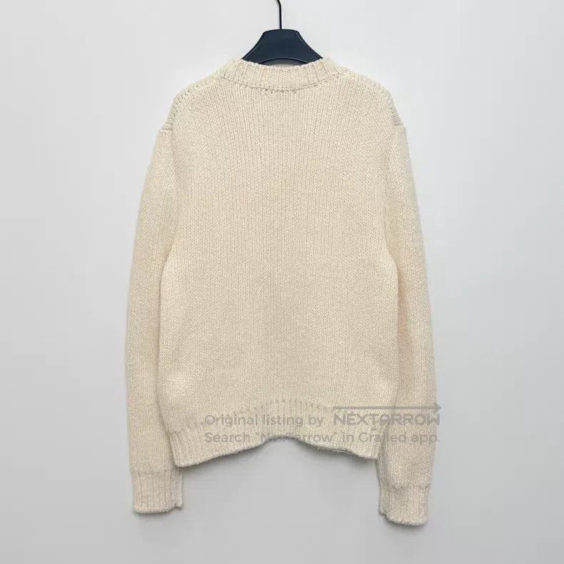 Louis Vuitton Louis Vuitton Solid Color Letter Jacquard Round Neck Knit Size US L / EU 52-54 / 3 - 3 Thumbnail