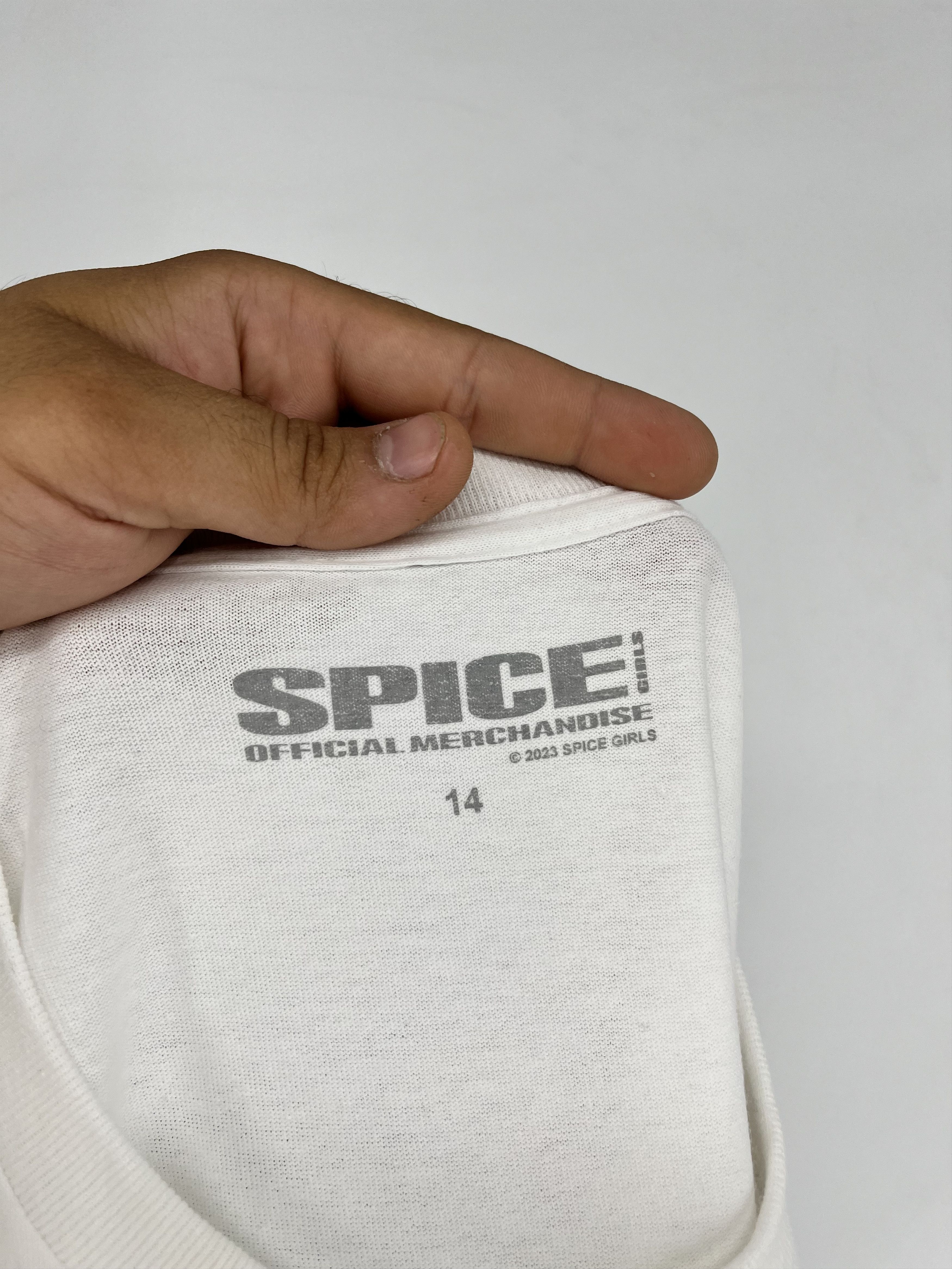 Band Tees × Vintage Vintage Y2K SPICE GIRLS Big Logo Promo Rock Tee Size US L / EU 52-54 / 3 - 9 Thumbnail