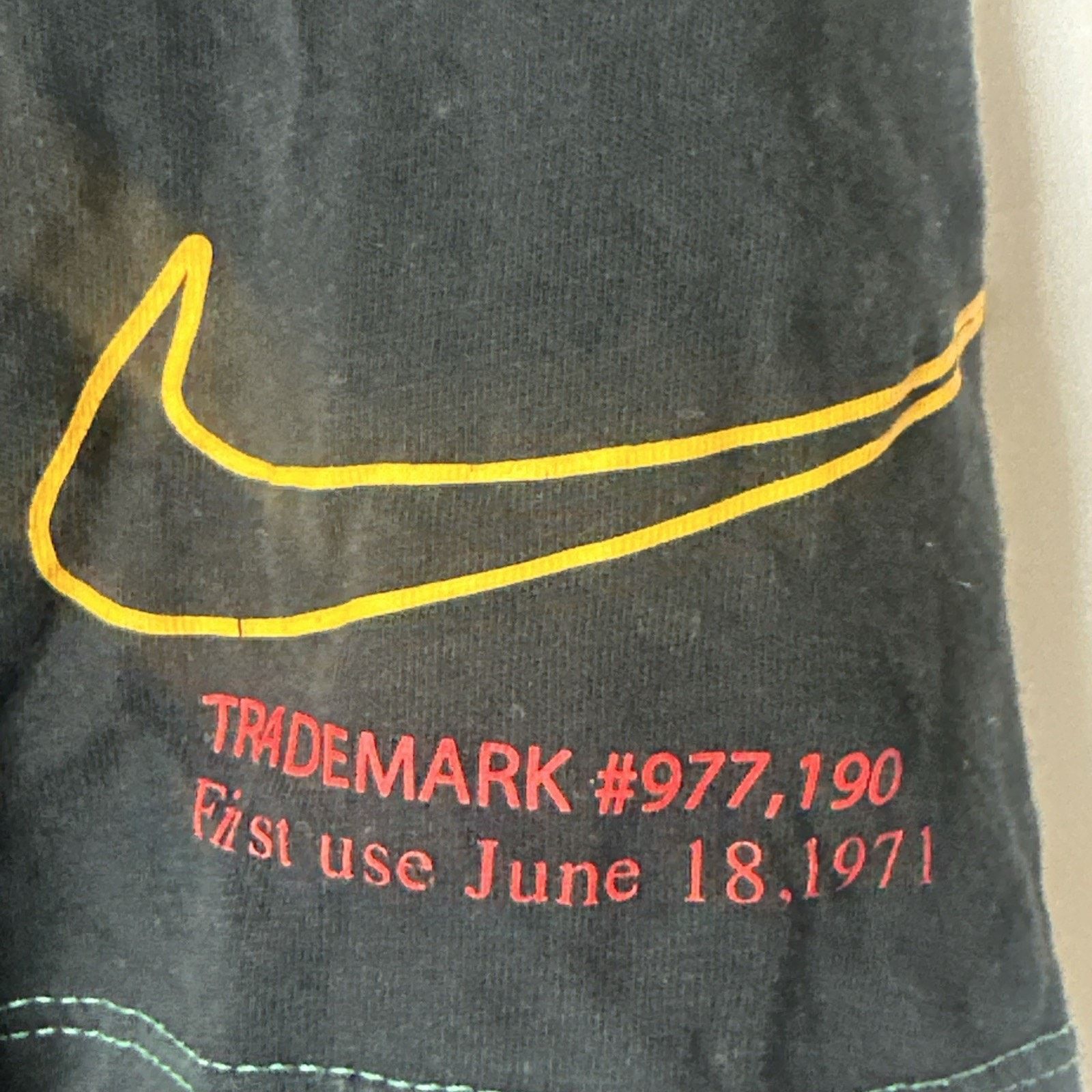 Nike Nike Patch Black T-Shirt M Trademark June Tee size medium Size US M / EU 48-50 / 2 - 3 Thumbnail