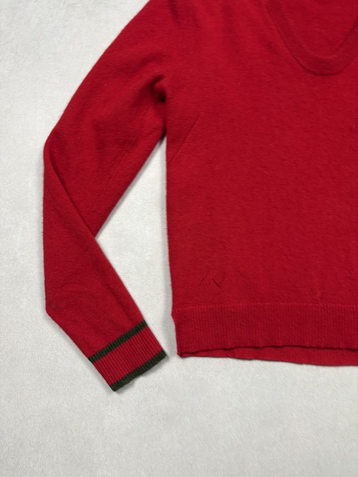 Zadig & Voltaire Zadig & Voltaire Cashmere V-Neck Women’s XS Red Knit Sweater Size XS / US 0-2 / IT 36-38 - 3 Thumbnail