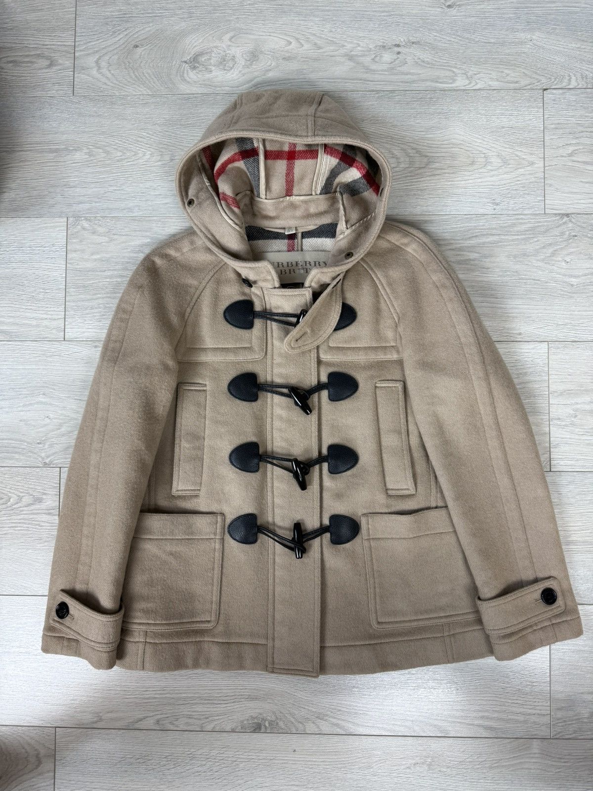 Burberry Burberry Nova Check short Duffle Coat Jacket Size XS / US 0-2 / IT 36-38 - 3 Thumbnail
