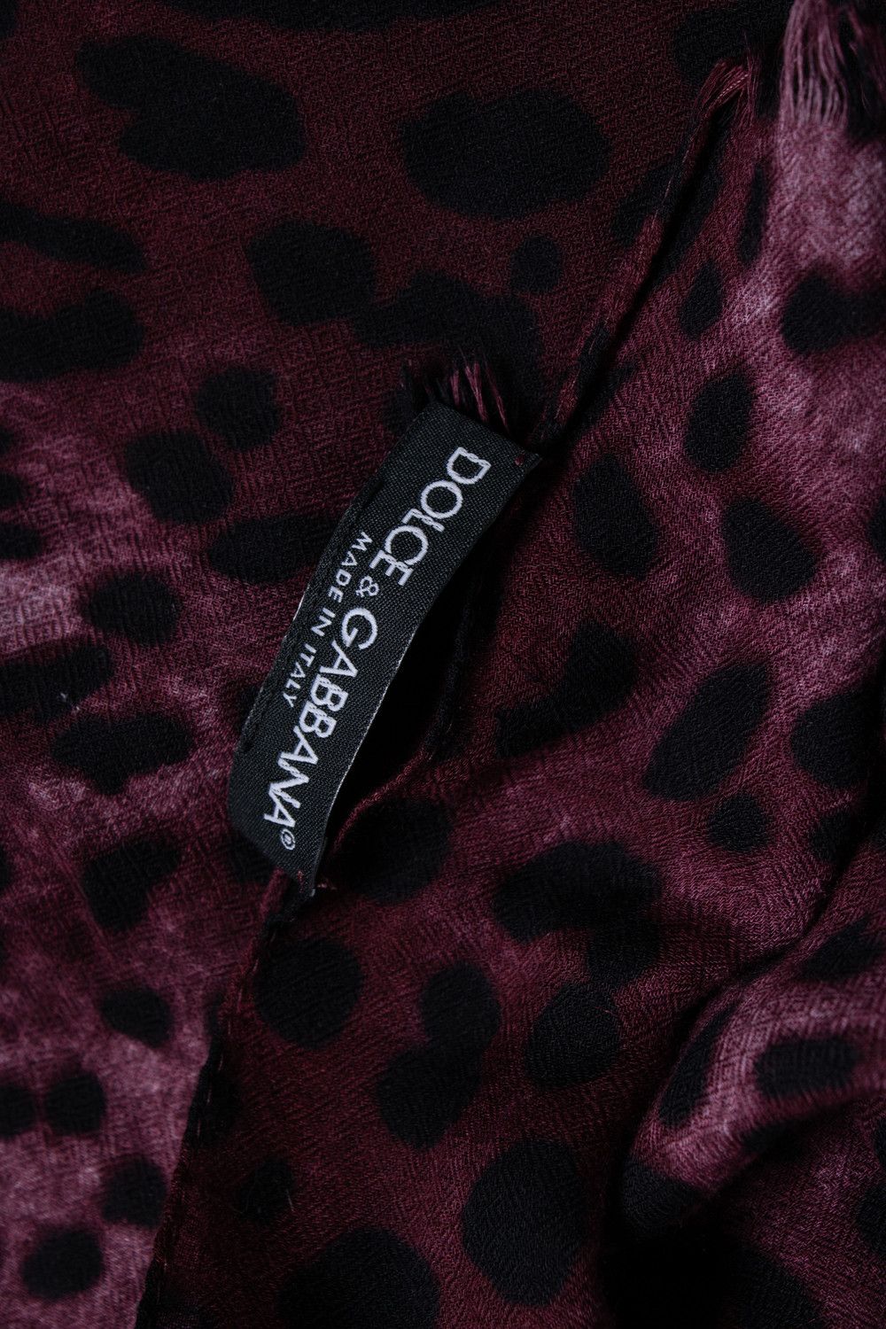Dolce & Gabbana Dolce & Gabbana, leopard printed scarf in purple Size ONE SIZE - 6 Thumbnail