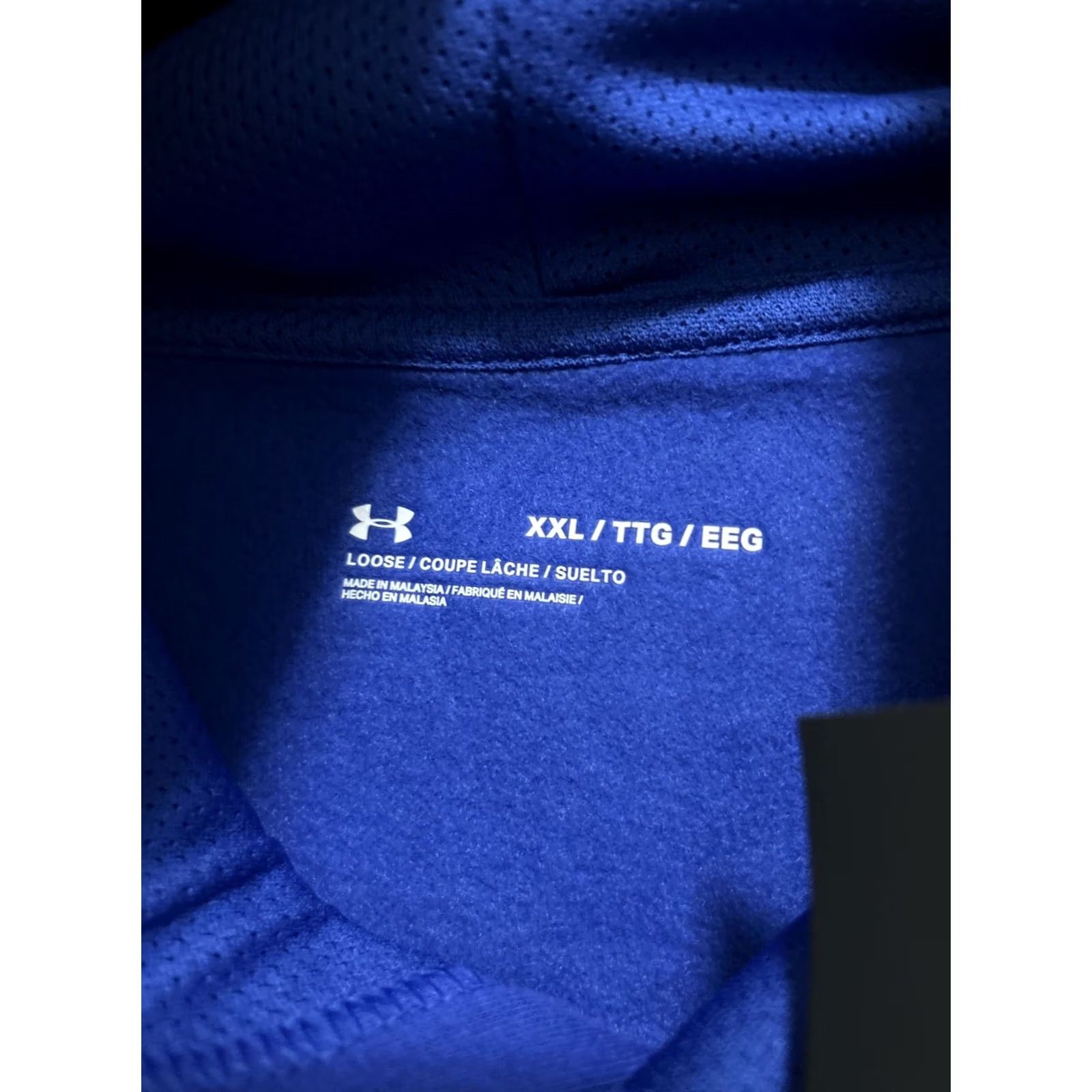 Under Armour Under Armour Hoodie Mens 2XL Blue Hustle Fleece Hoody Pullover Sweatshirt Shirt Mens Hoodie Blue 2XL Athletic Sports Pullover Hoodie Size US XXL / EU 58 / 5 - 5 Thumbnail