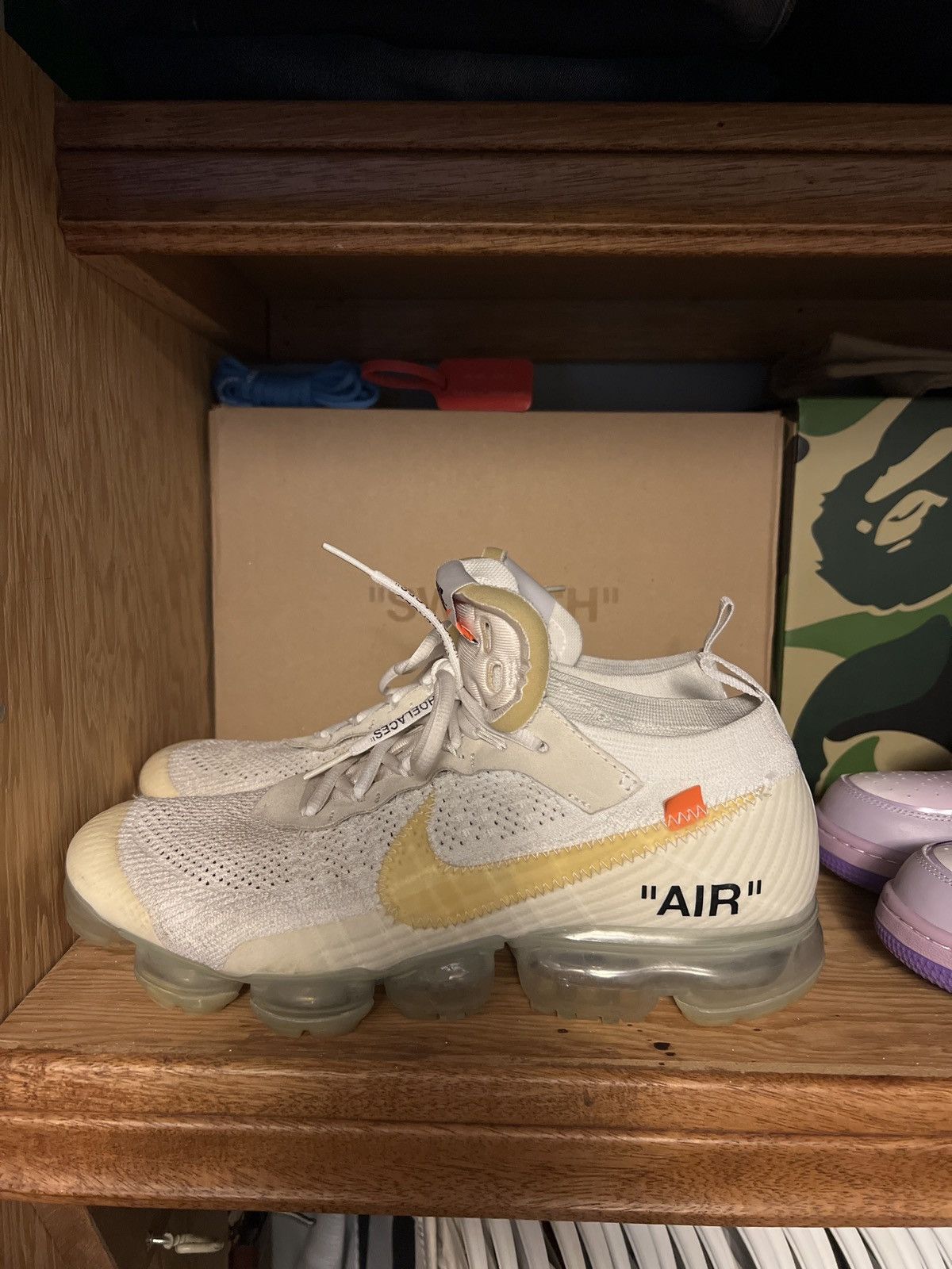 Off-White NIKE X OFF WHITE THE TEN VAPORMAX WHITE EDITION Size US 10.5 / EU 43-44 - 1 Thumbnail