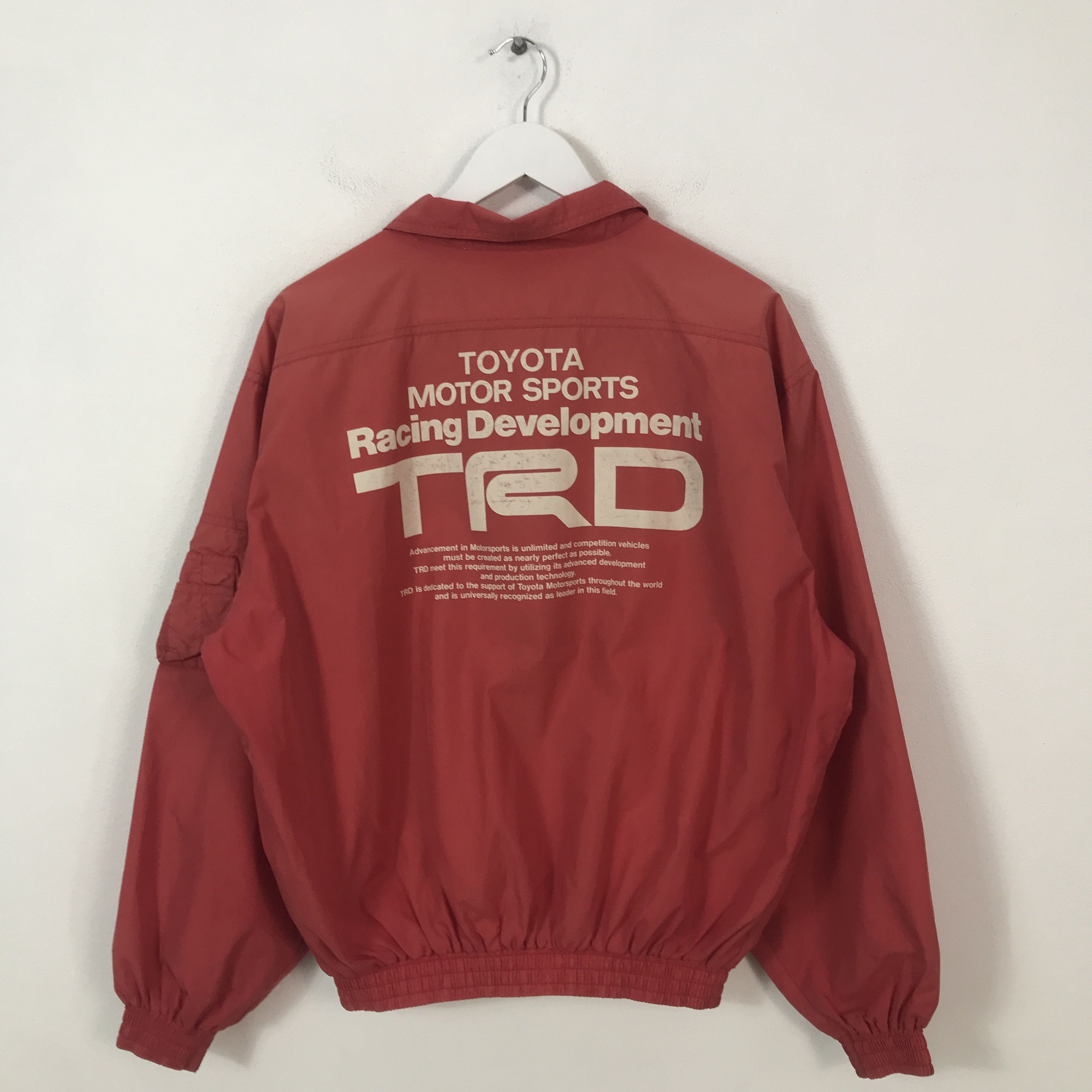 Japanese Brand Vtg 90s Toyota TRD Motorsport Racing jacket K69B14 Size US L / EU 52-54 / 3 - 1 Thumbnail