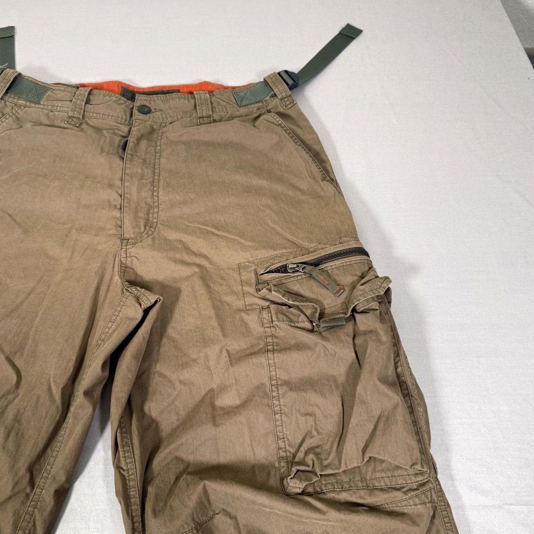 Abercrombie & Fitch VINTAGE Abercrombie & Fitch Pants Mens M Brown Cargo Baggy Y2K Size US 31 - 4 Thumbnail