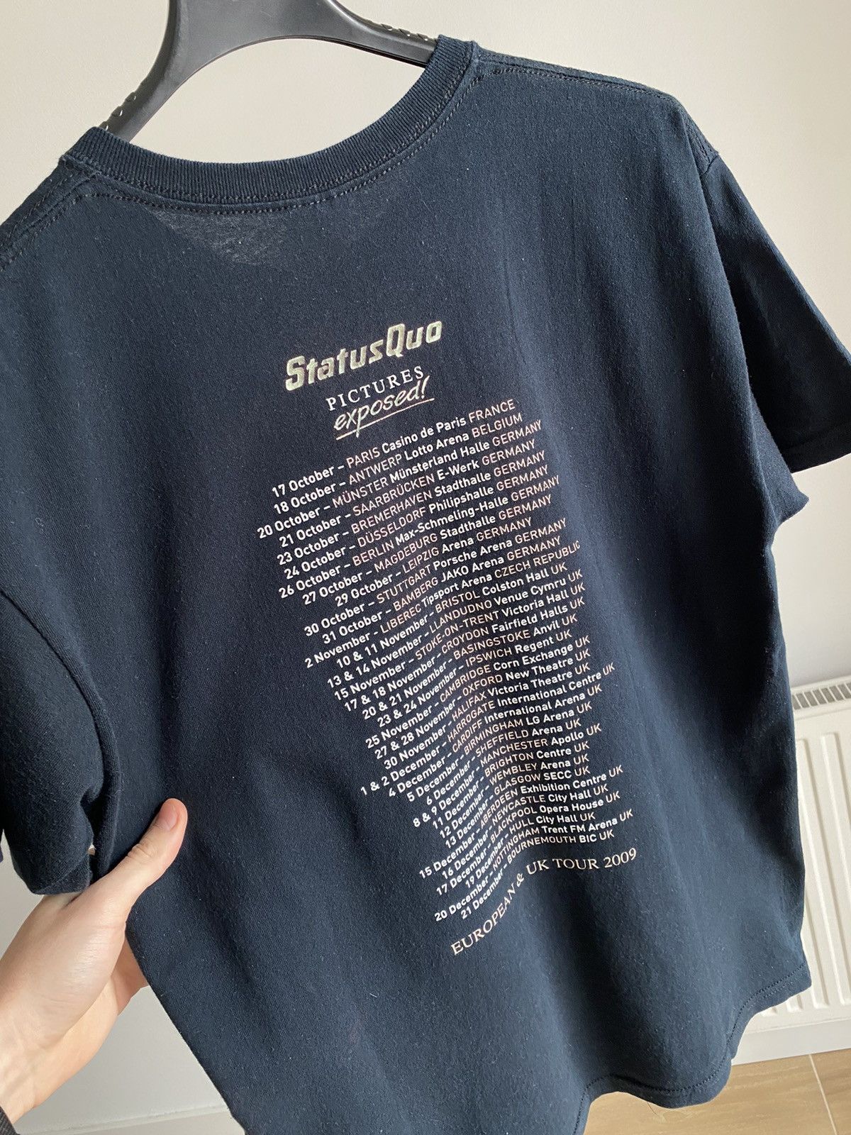 Band Tees Vintage Status Quo Tour Tee 2009 Size US M / EU 48-50 / 2 - 6 Thumbnail
