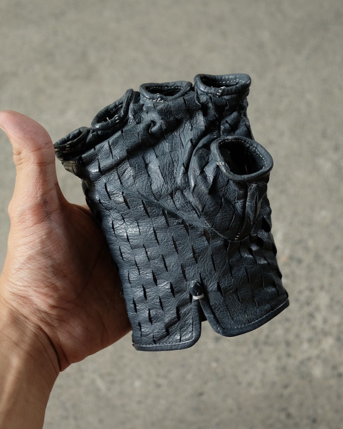 Carol Christian Poell Carol Christian Poell Fingerless Laser Cut Gloves Size ONE SIZE - 4 Thumbnail