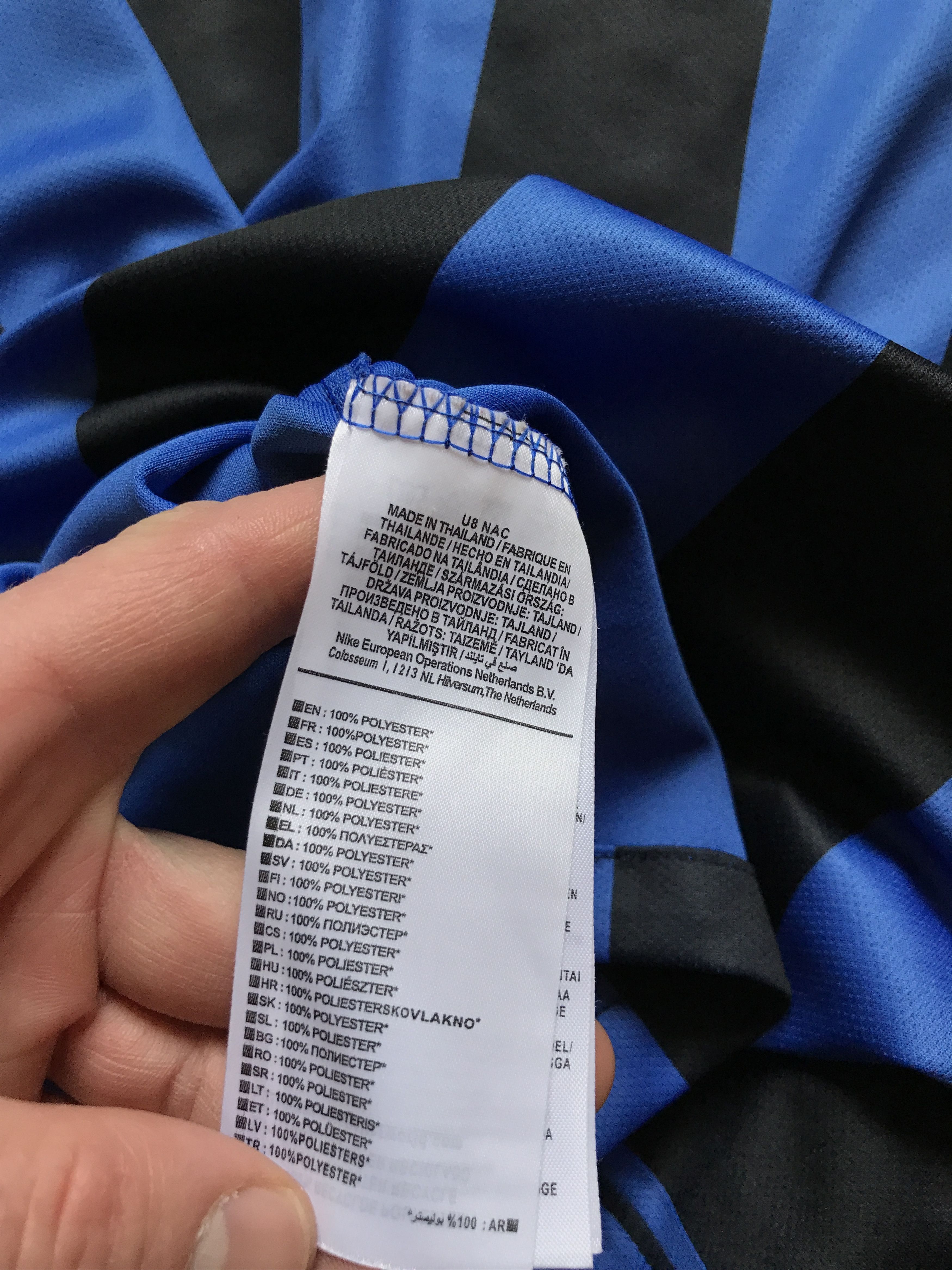 Nike Nike Inter Milan Home Shirt 2019-2020 Size US XXL / EU 58 / 5 - 10 Thumbnail