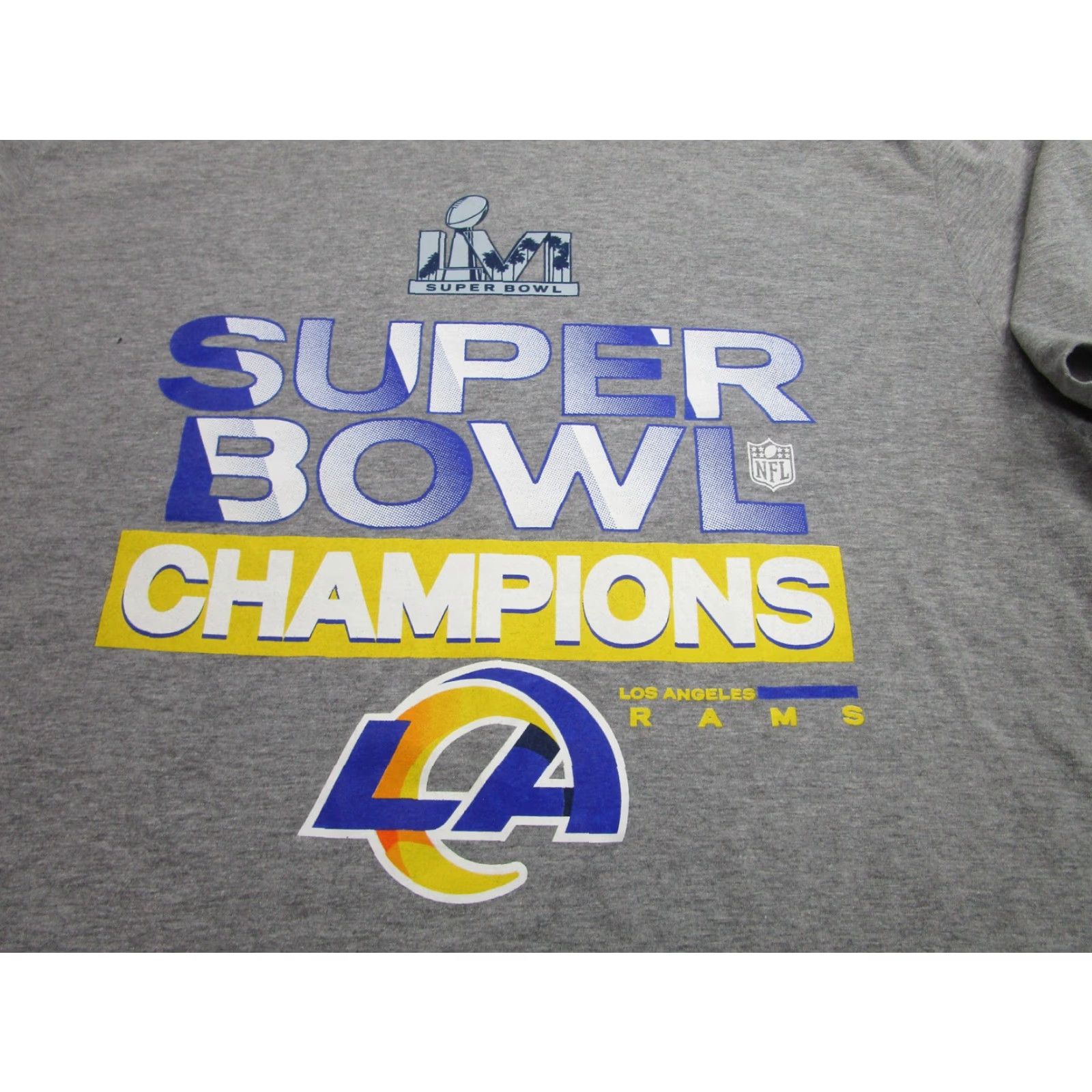 Nike Los Angeles Rams Shirt Mens 2XL Gray Super Bowl Champions Nike NFL Graphic Tee Size US XXL / EU 58 / 5 - 4 Thumbnail