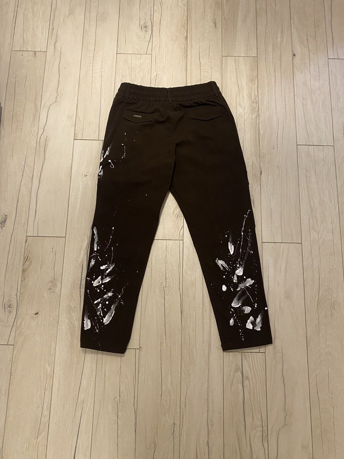 Maniere De Vior Maniere De Vior Handpanited Brown Cargo Pants Size US 32 / EU 48 - 8 Thumbnail
