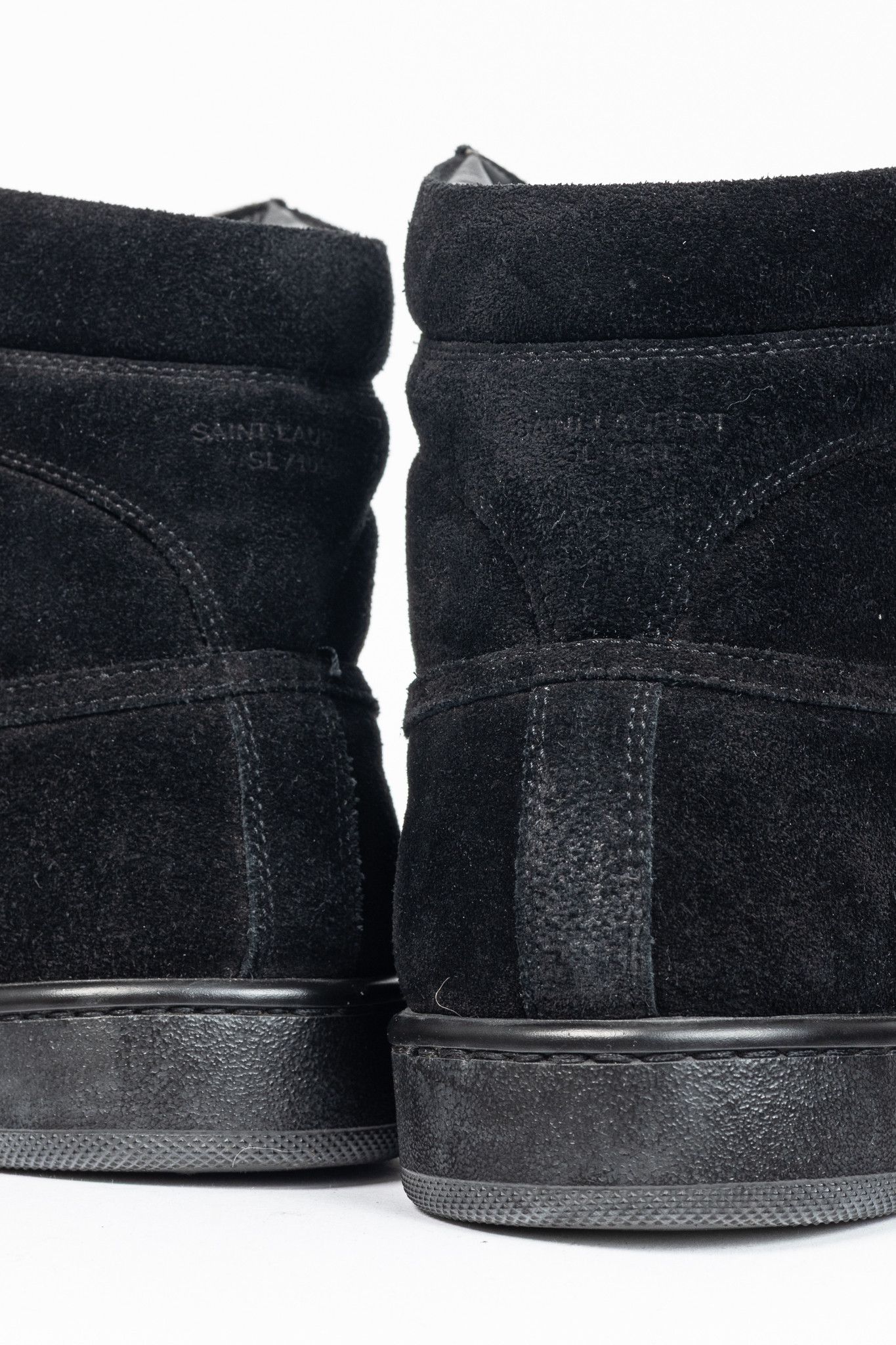 Saint Laurent Paris Saint Laurent SL/10H Suede Court Classic High-Top Sneakers Size US 10 / EU 43 - 10 Thumbnail