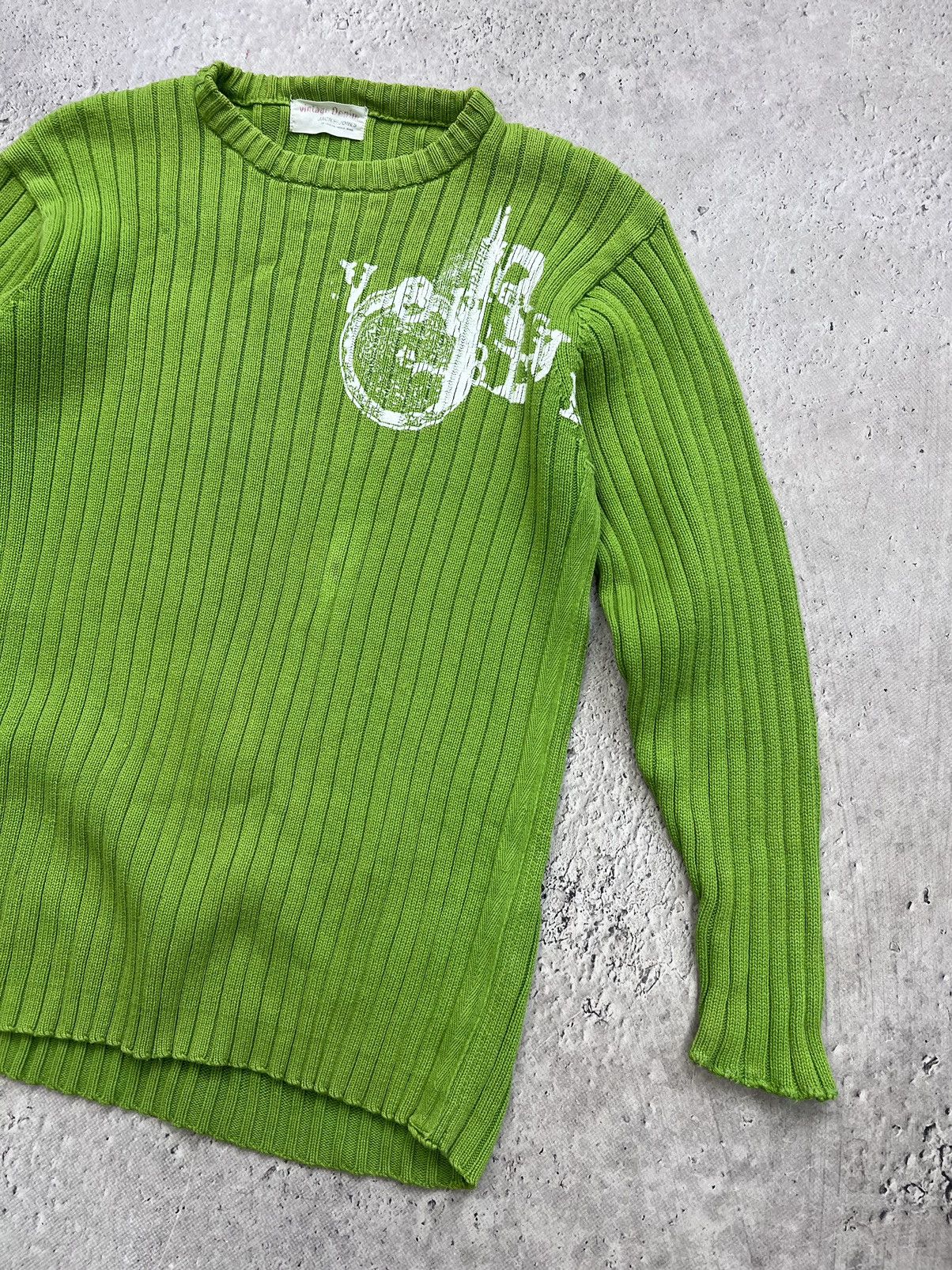 20471120 × Seditionaries VINTAGE Y2K Seditionaries Knitted Print 777 Stylish Sweater Size US M / EU 48-50 / 2 - 3 Thumbnail