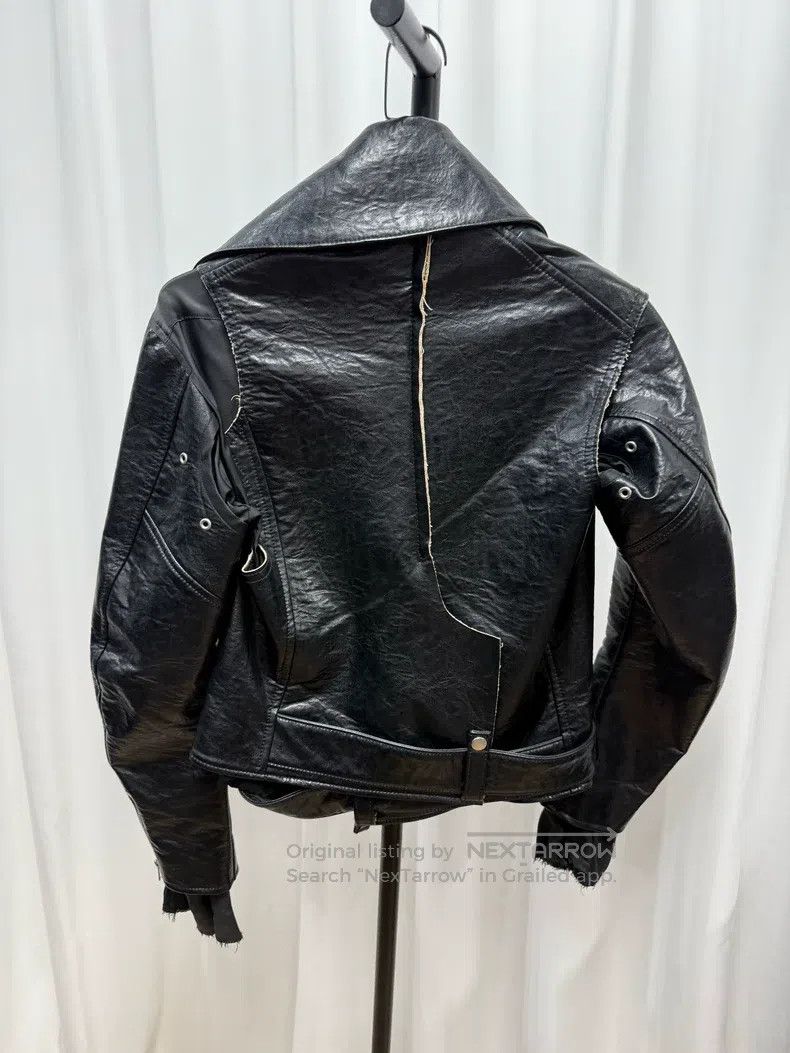 Junya Watanabe JUNYA WATANABE Patchwork Leather Deconstructed Asymmetrica Size S / US 4 / IT 40 - 4 Thumbnail