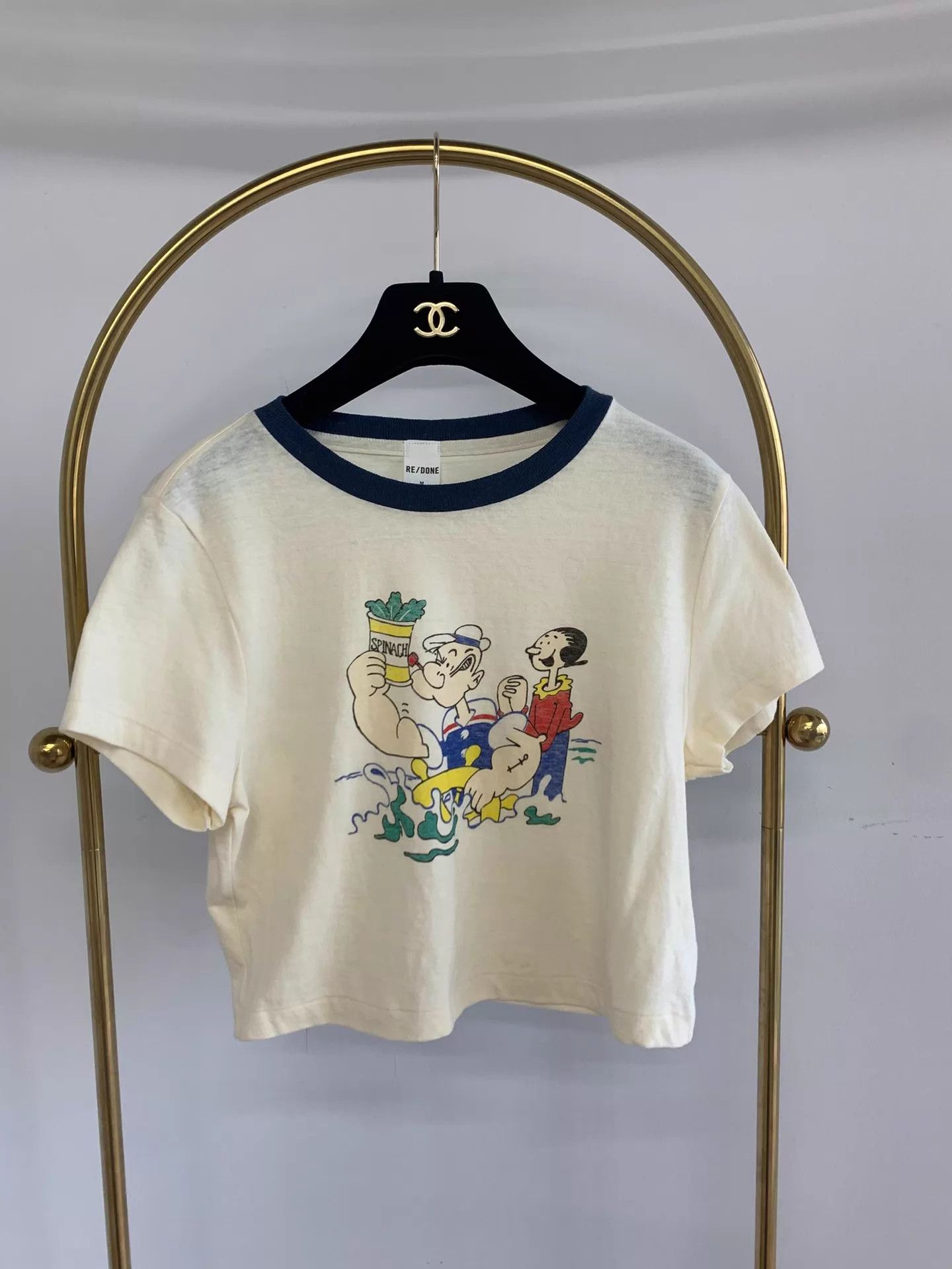 RE/DONE RE/DONE Popeye Print Short Sleeve Tee M New Size M / US 6-8 / IT 42-44 - 1 Thumbnail