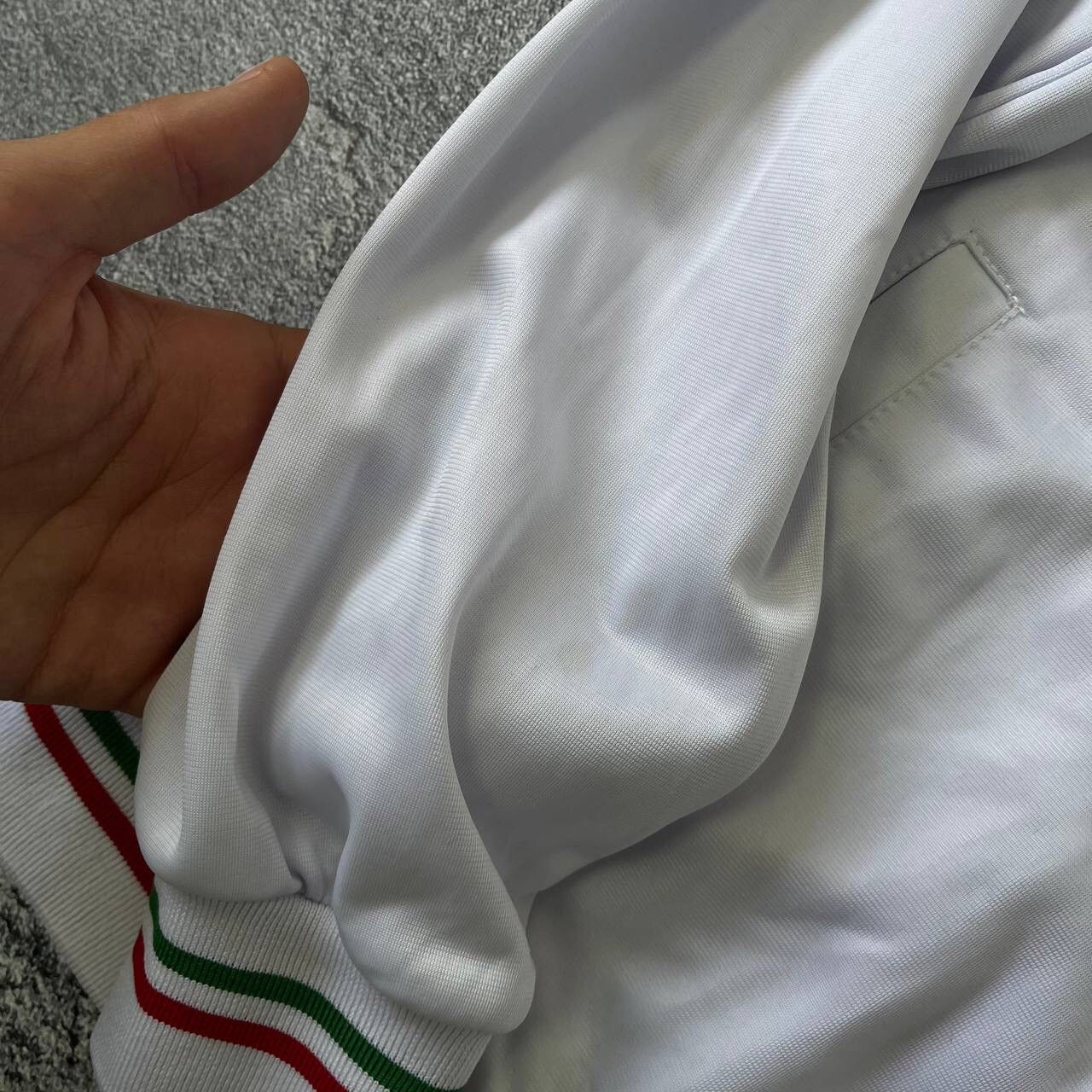 Other Y2K Rare 🇮🇹 White Italia Team big center logo Soccer Zip Size US S / EU 44-46 / 1 - 8 Thumbnail