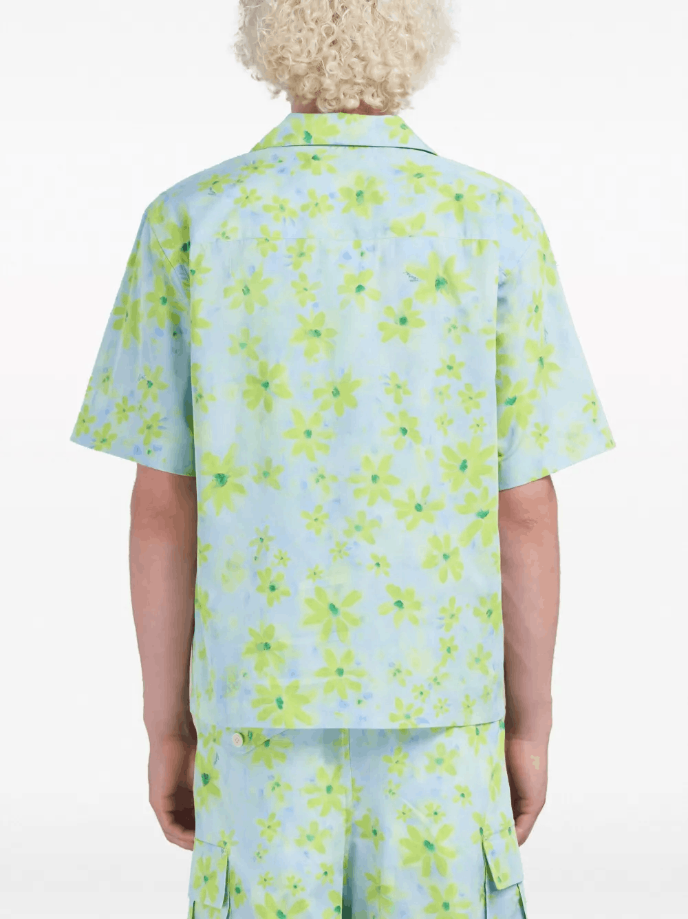 Designer Men’s Floral-Print Shirt – Short Sleeve Size US L / EU 52-54 / 3 - 4 Thumbnail