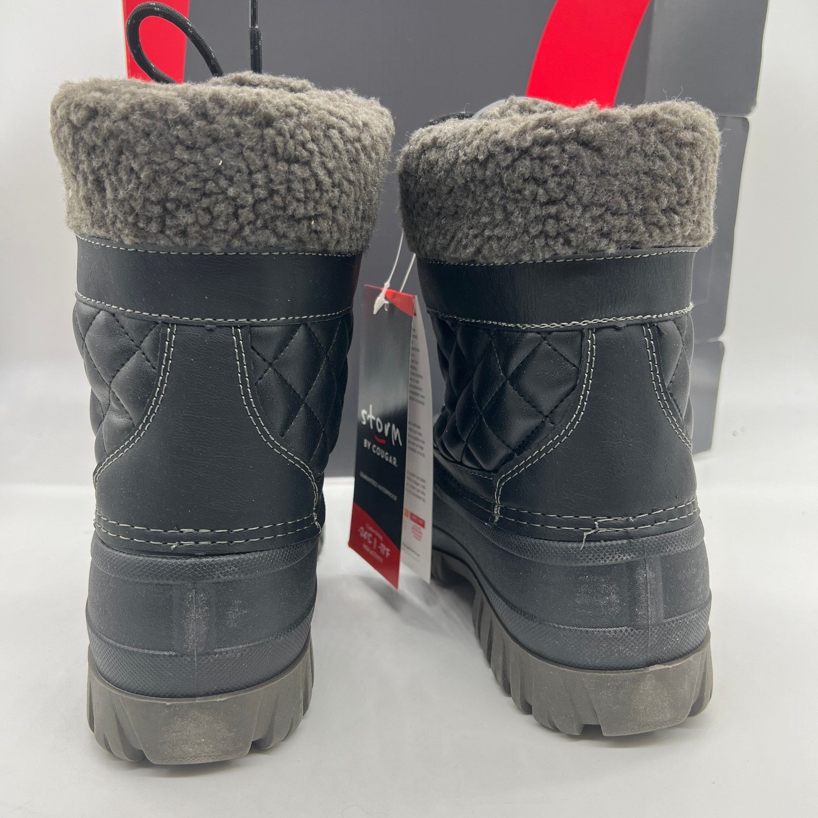 Other Cougar Waterproof Winter Boots Size 10 Wide Black Quilt Size US 10 / IT 40 - 6 Thumbnail