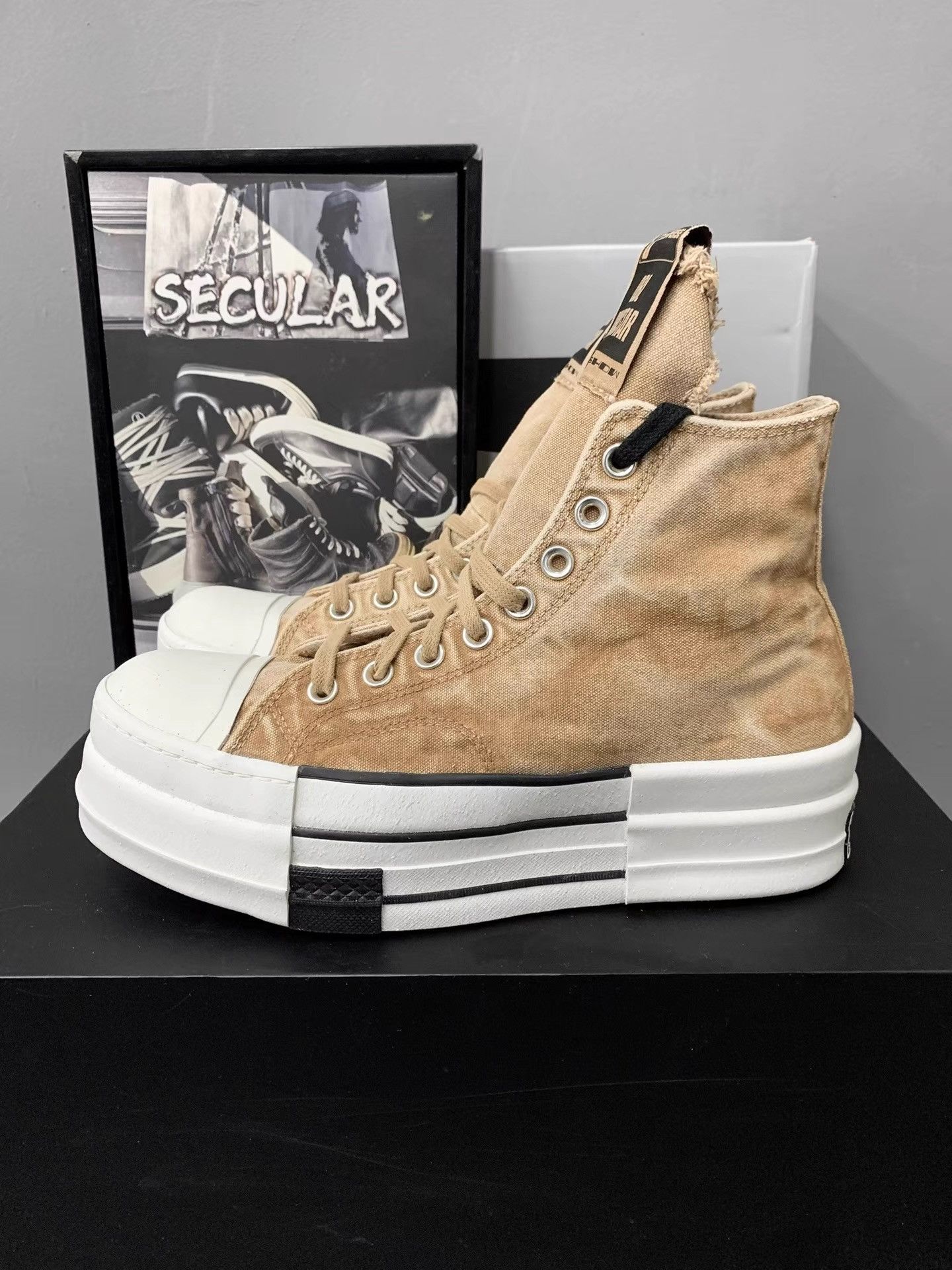 Rick Owens Rick Owens Converse Co-branded Thick Sole Converse K34 Size US 7 / EU 40 - 1 Thumbnail