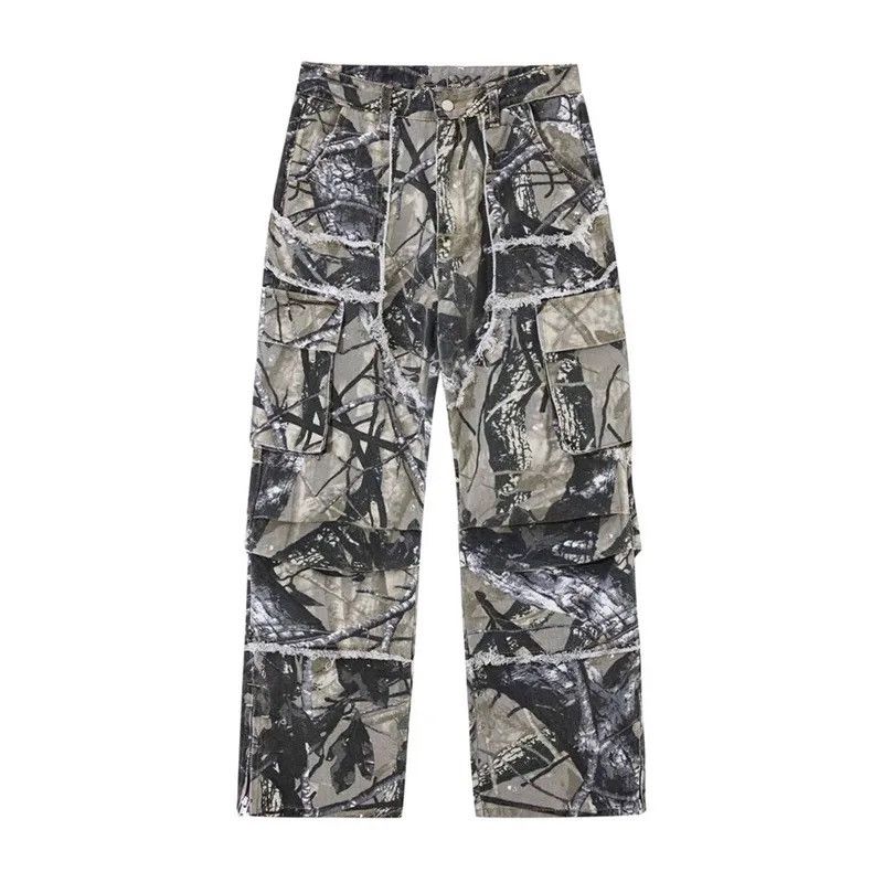Japanese Brand Camouflage Y2K Fashion Baggy Jeans Cargo Pants Size US 30 / EU 46 - 5 Thumbnail