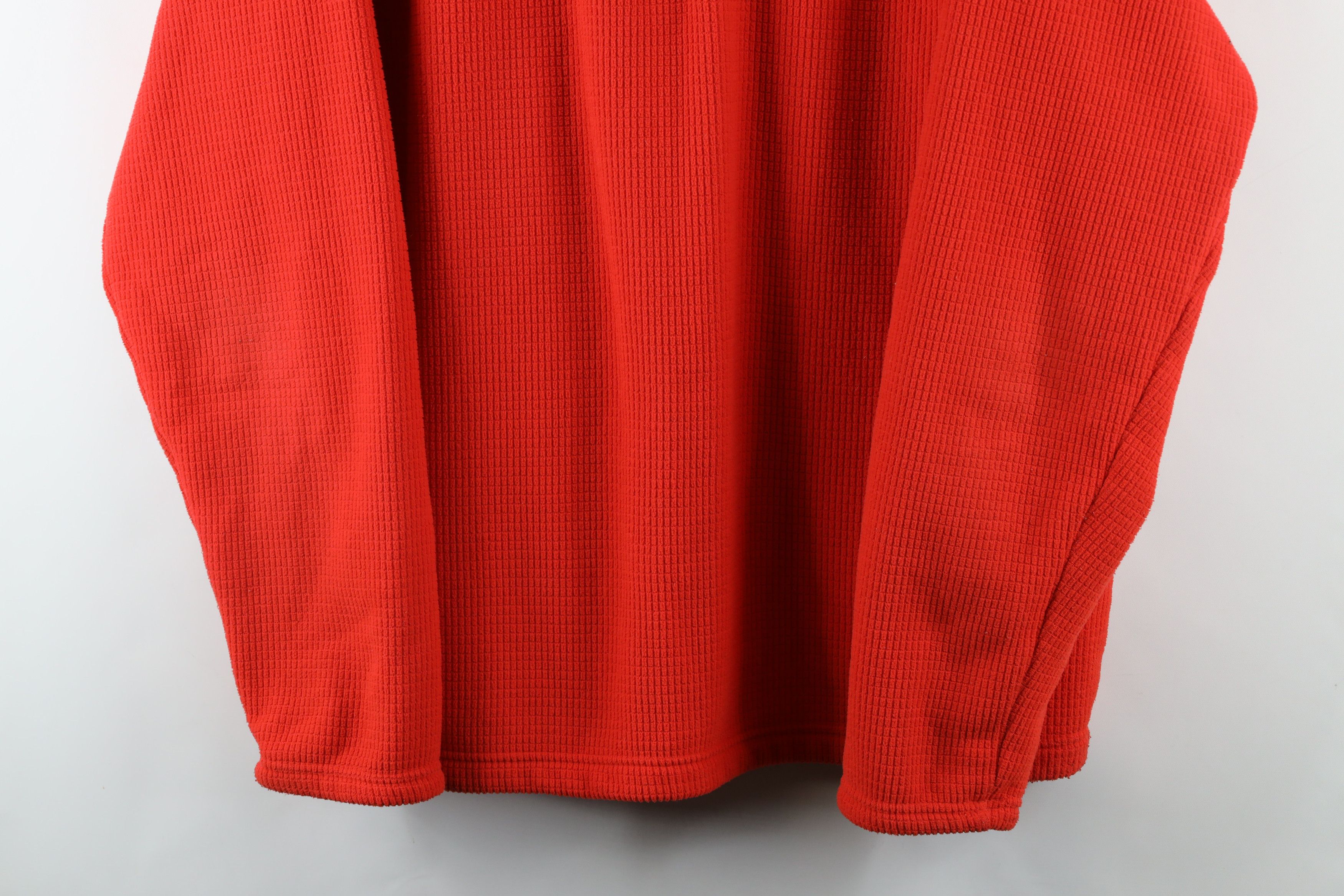 The North Face × Vintage Vintage The North Face Textured Half Zip Sweater Orange Size US XL / EU 56 / 4 - 3 Thumbnail