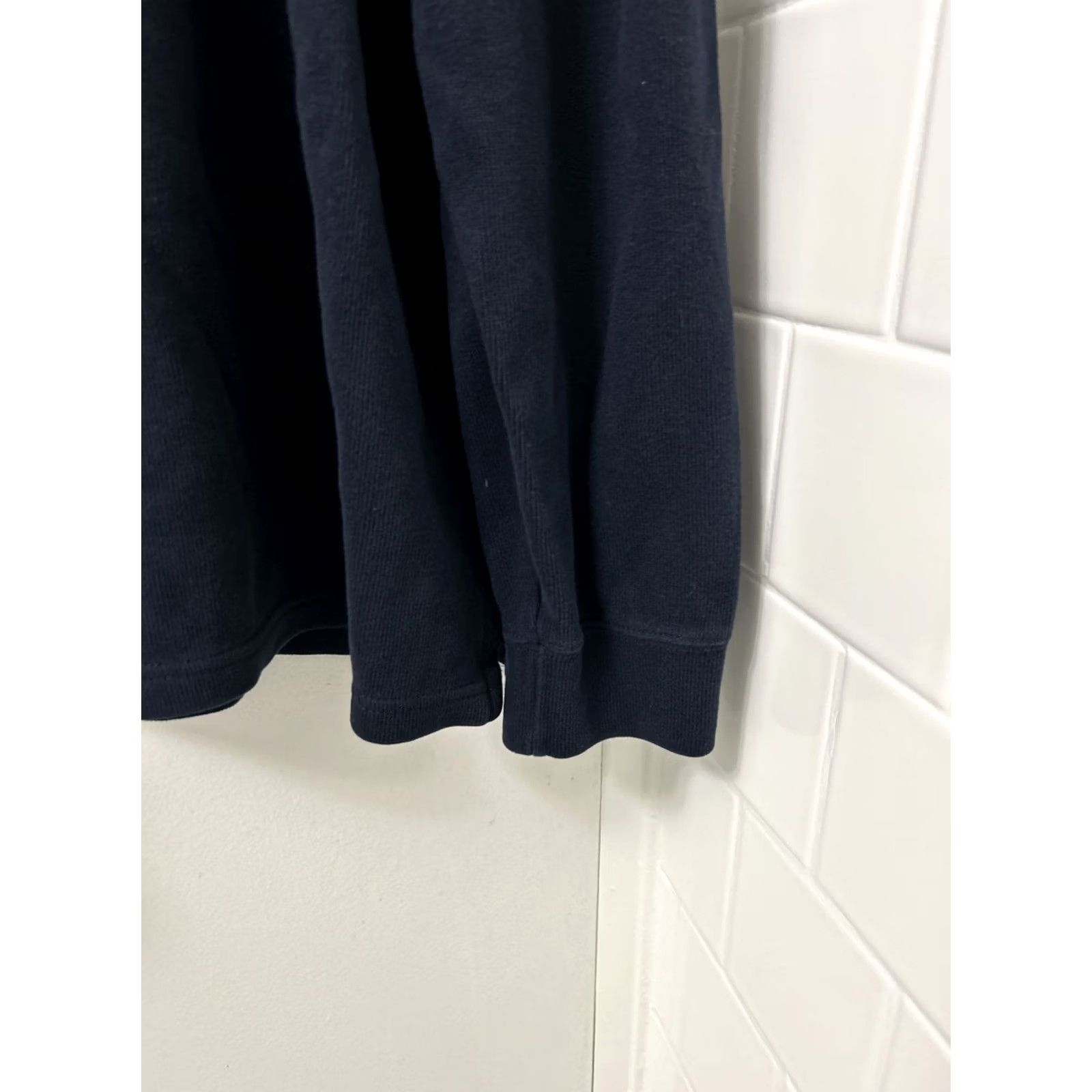 Ralph Lauren VINTAGE Polo Ralph Lauren Sweater Men 2XL Blue Navy 1/4 Zip Pullover Made In USA L/S Size US XXL / EU 58 / 5 - 7 Thumbnail