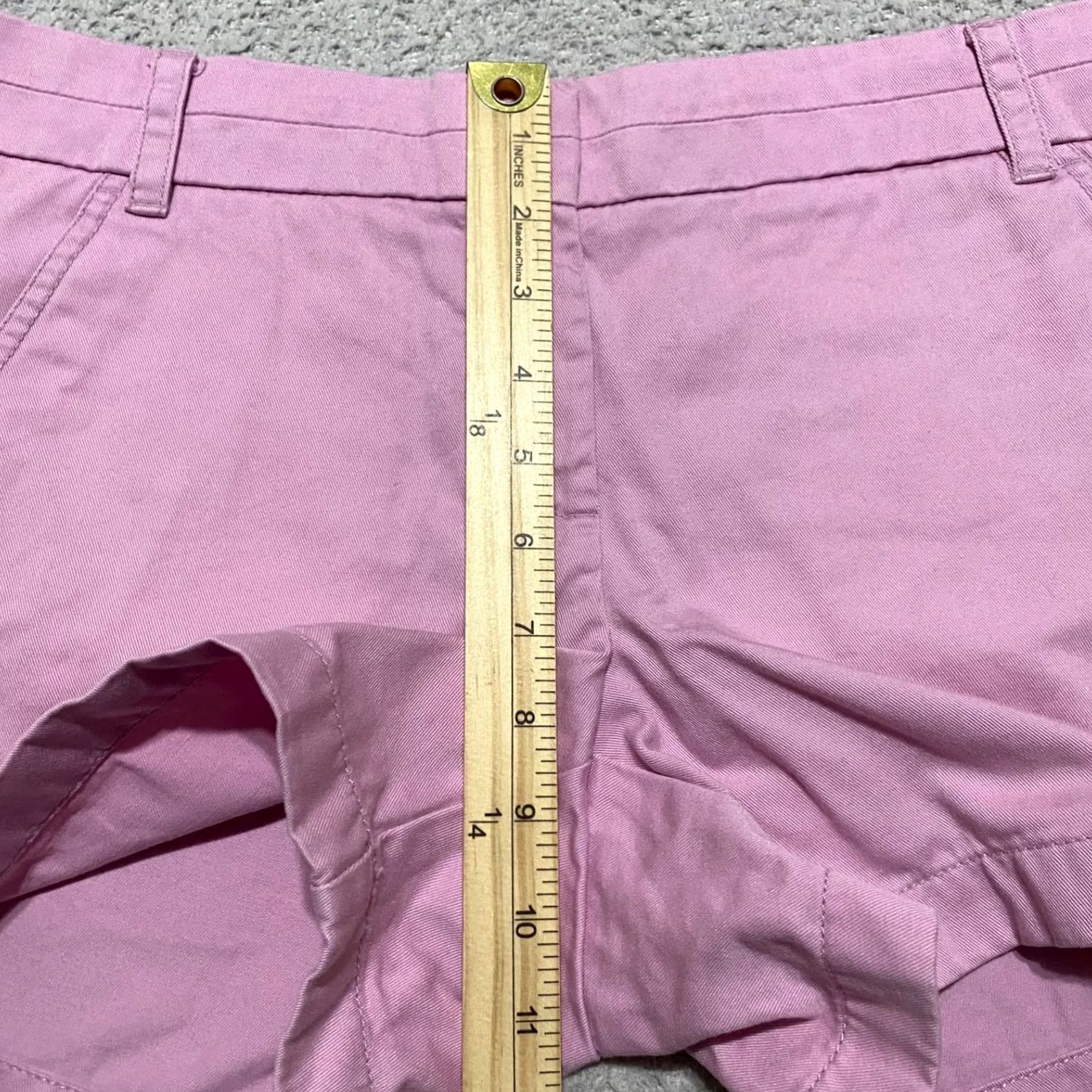 J.Crew J.CREW Shorts Pink 100% Cotton Mid Rise 4" Inseam Pockets Lightweight Casual Womens" Size 27" / US 4 / IT 40 - 6 Thumbnail