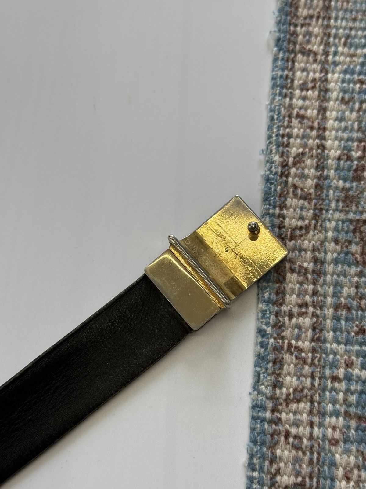 Yves Saint Laurent Vintage 70-80s Yves Saint Laurent Leather Belt Size ONE SIZE - 4 Thumbnail