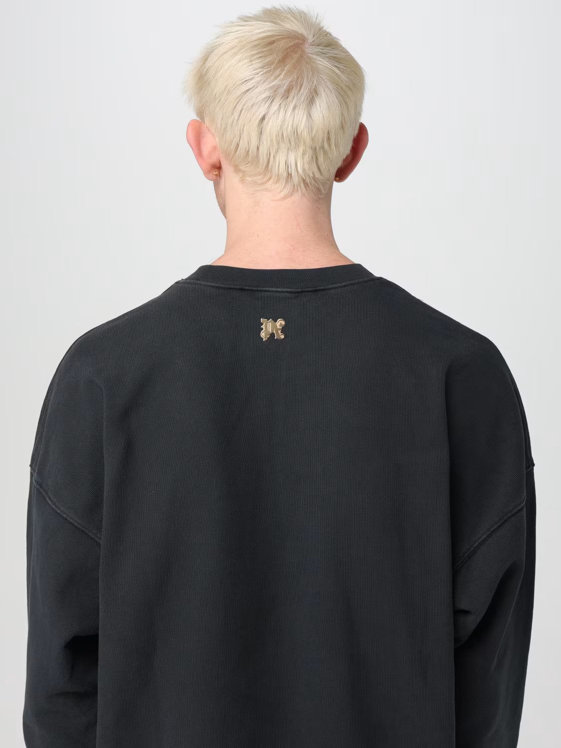 Palm Angels o1s22i1n1224 Crewneck Sweatshirt in Black Size US L / EU 52-54 / 3 - 4 Thumbnail