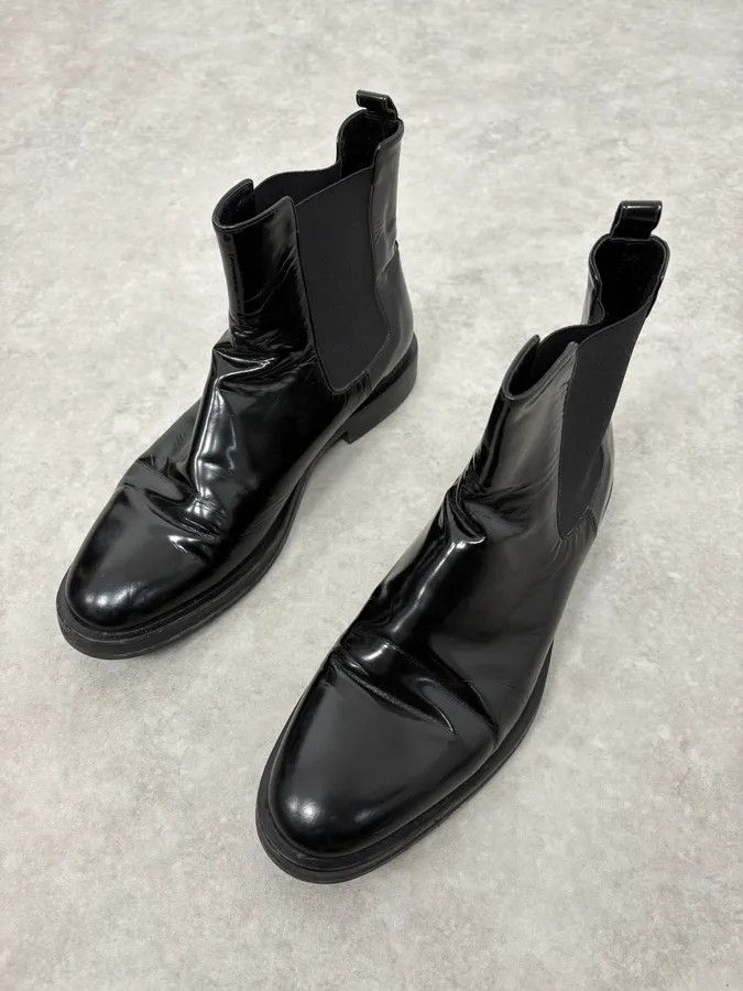 Alexander McQueen 2000s Alexander Mcqueen Black Leather Ankle Boots Size US 8 / EU 41 - 3 Thumbnail