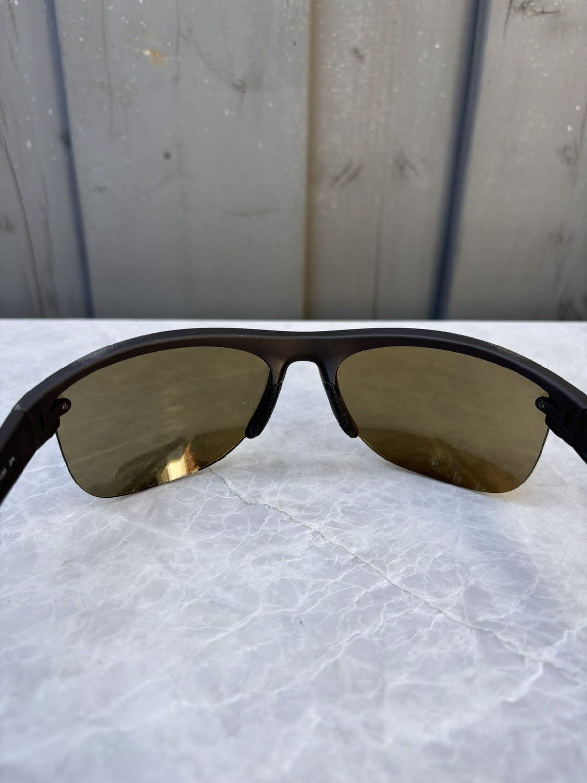 Prada × Vintage 2000s Prada Sunglasses Linea Rossa Sport Half Rin SPS 17U Y2 Size ONE SIZE - 14 Thumbnail