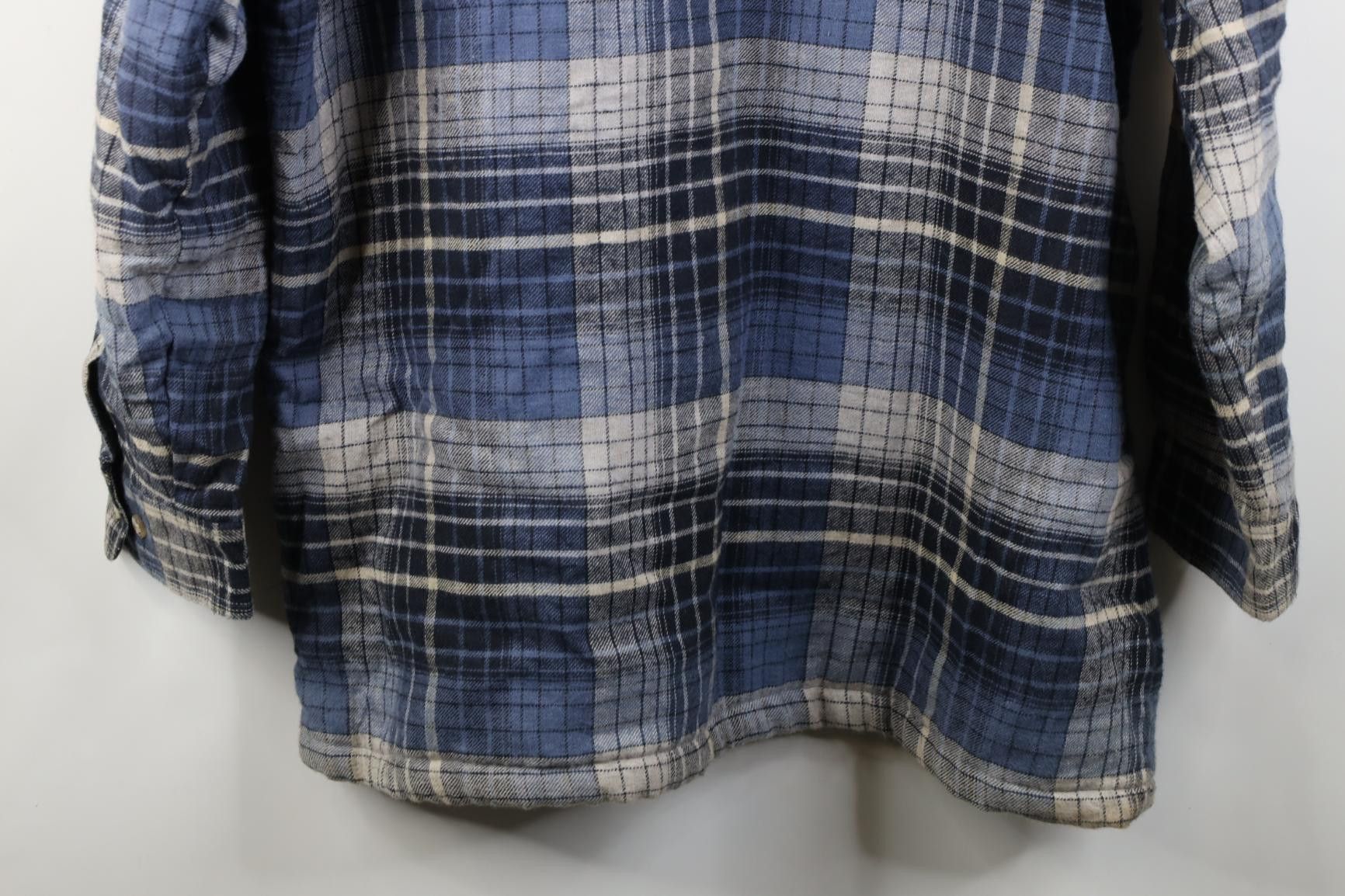 Vintage Vintage 90s Streetwear Fleece Lined Flannel Shirt Jacket Jac Size US XXL / EU 58 / 5 - 13 Thumbnail