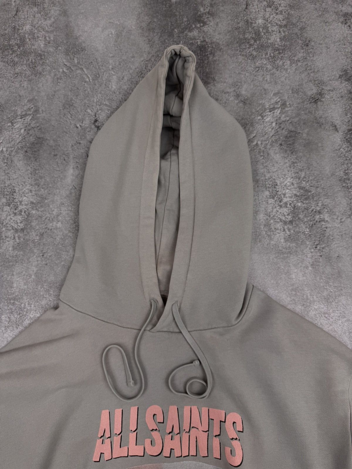 Allsaints AllSaints Men Cotton Hoodie Beige Size XL Size US XL / EU 56 / 4 - 3 Thumbnail