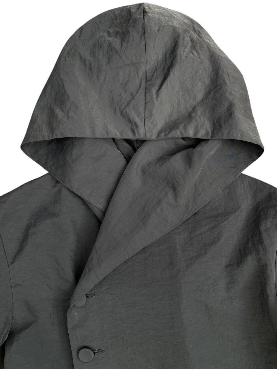 Japanese Brand 2000’s No Id Asymmetrical Button Nylon Trench Coat Size US M / EU 48-50 / 2 - 4 Thumbnail