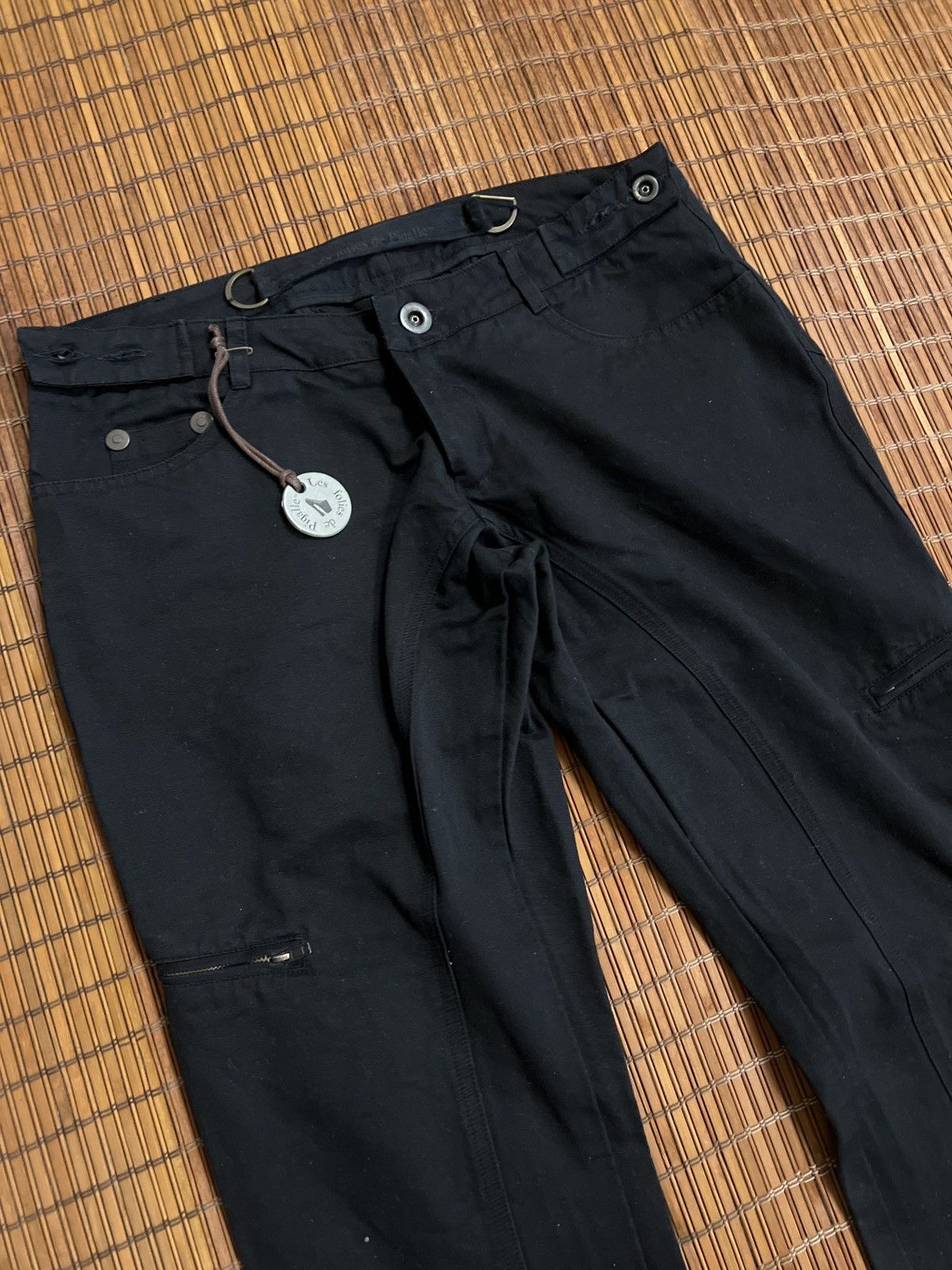 Other Les folies de pigalle black ultra low waist denim jeans Size 30" / US 8 / IT 44 - 5 Thumbnail