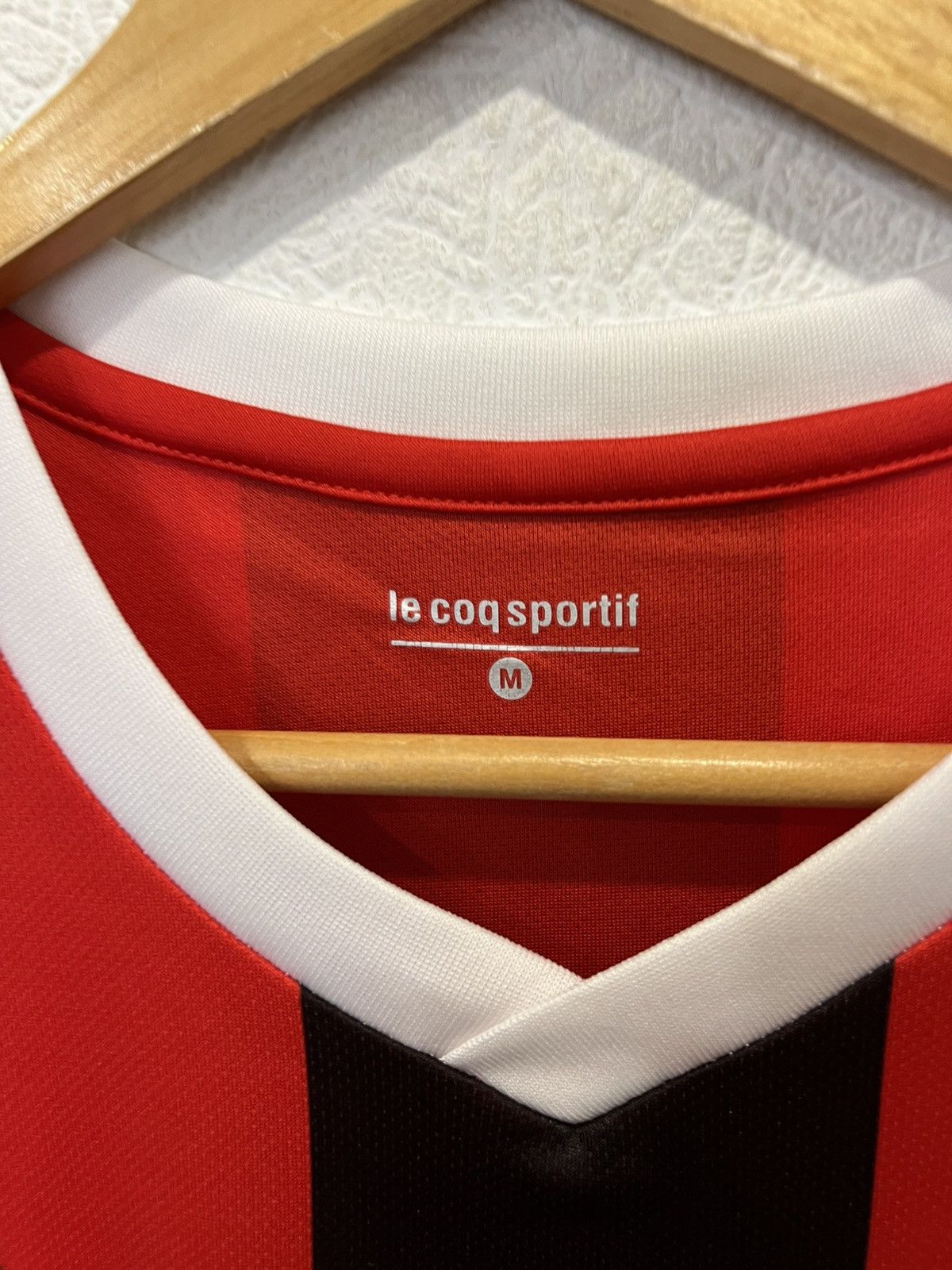 Le Coq Sportif MOFFI Nice Le Coq Sportif 2023/2024 Home Kit Soccer Jersey Size US M / EU 48-50 / 2 - 3 Thumbnail