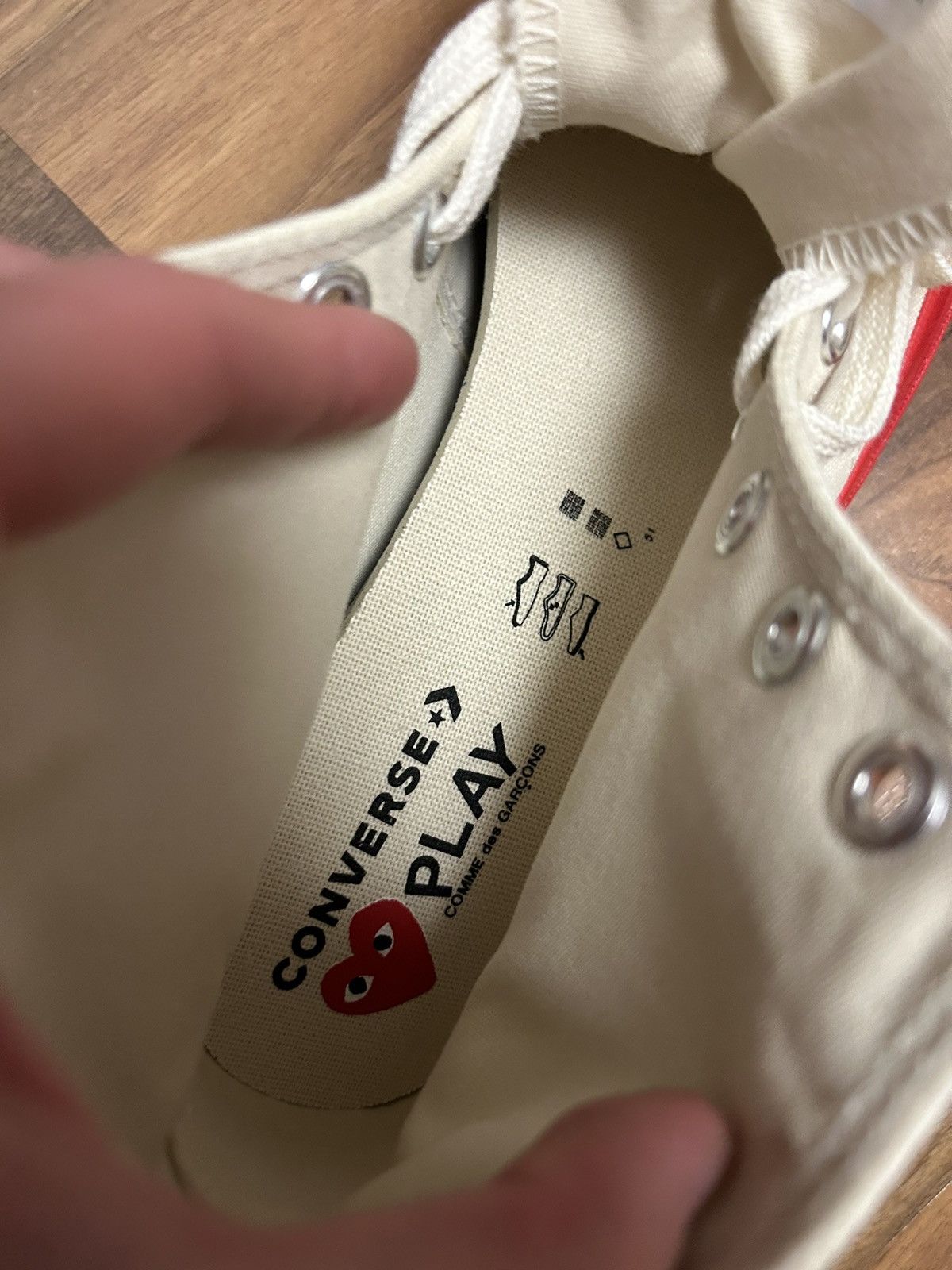 Comme des Garcons PLAY × Converse Comme des garçons play chuck x converse Size US 10 / EU 43 - 7 Thumbnail