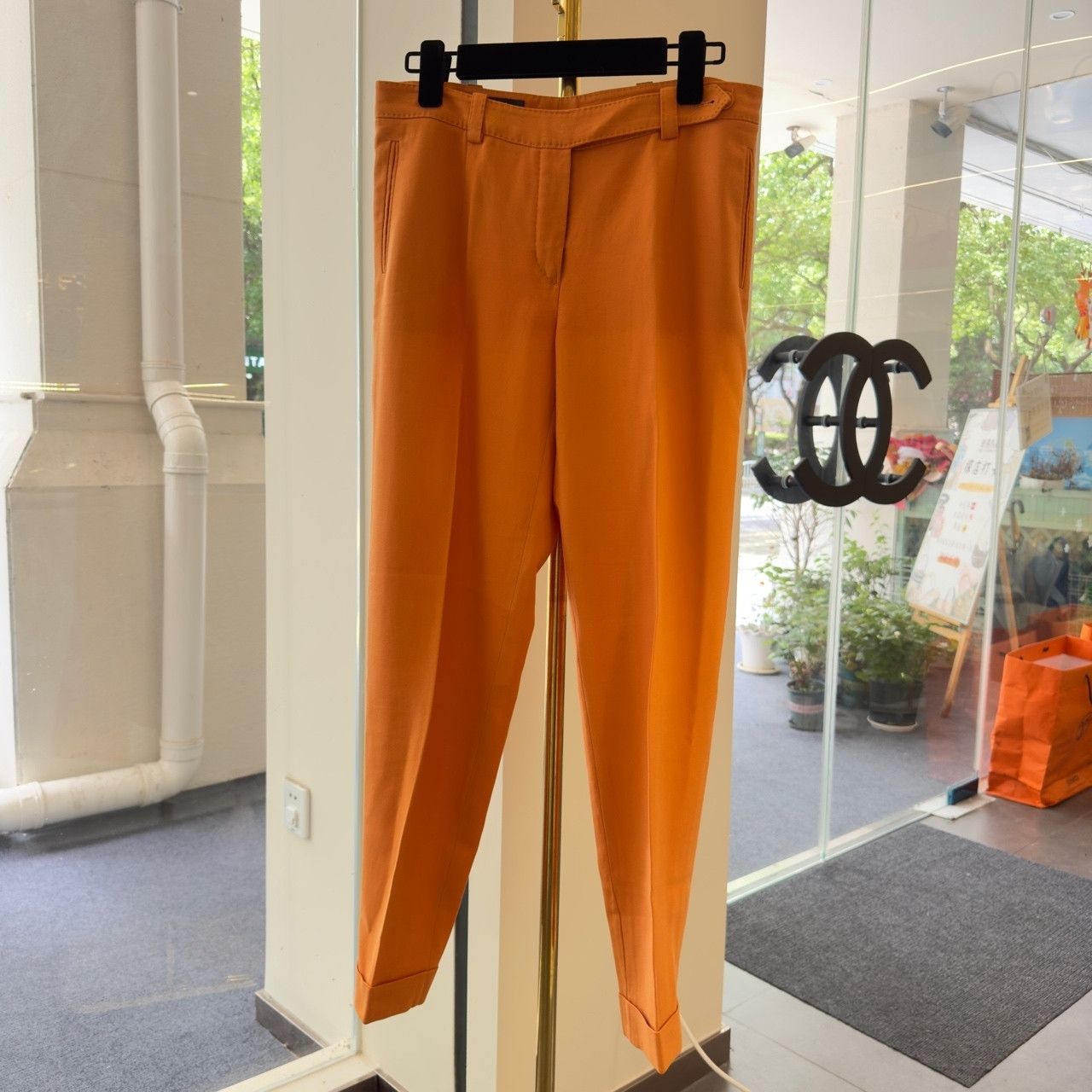 Loro Piana Loro Piana Orange Cotton Pants Size 42 Size 28" / US 6 / IT 42 - 1 Thumbnail