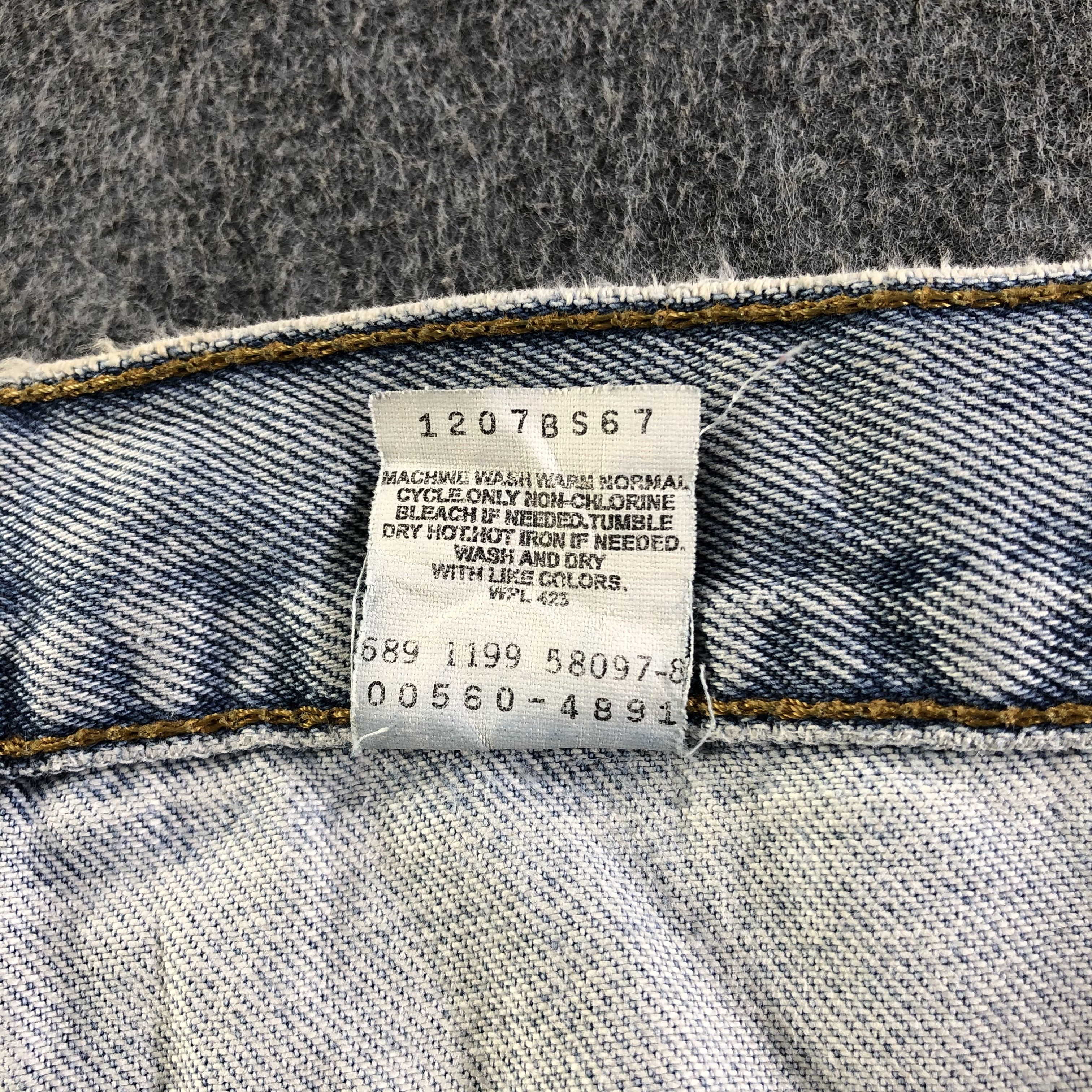 Levi's Vintage 90s Light Wash Levis 560 Jeans-J4311 Size US 38 / EU 54 - 13 Thumbnail