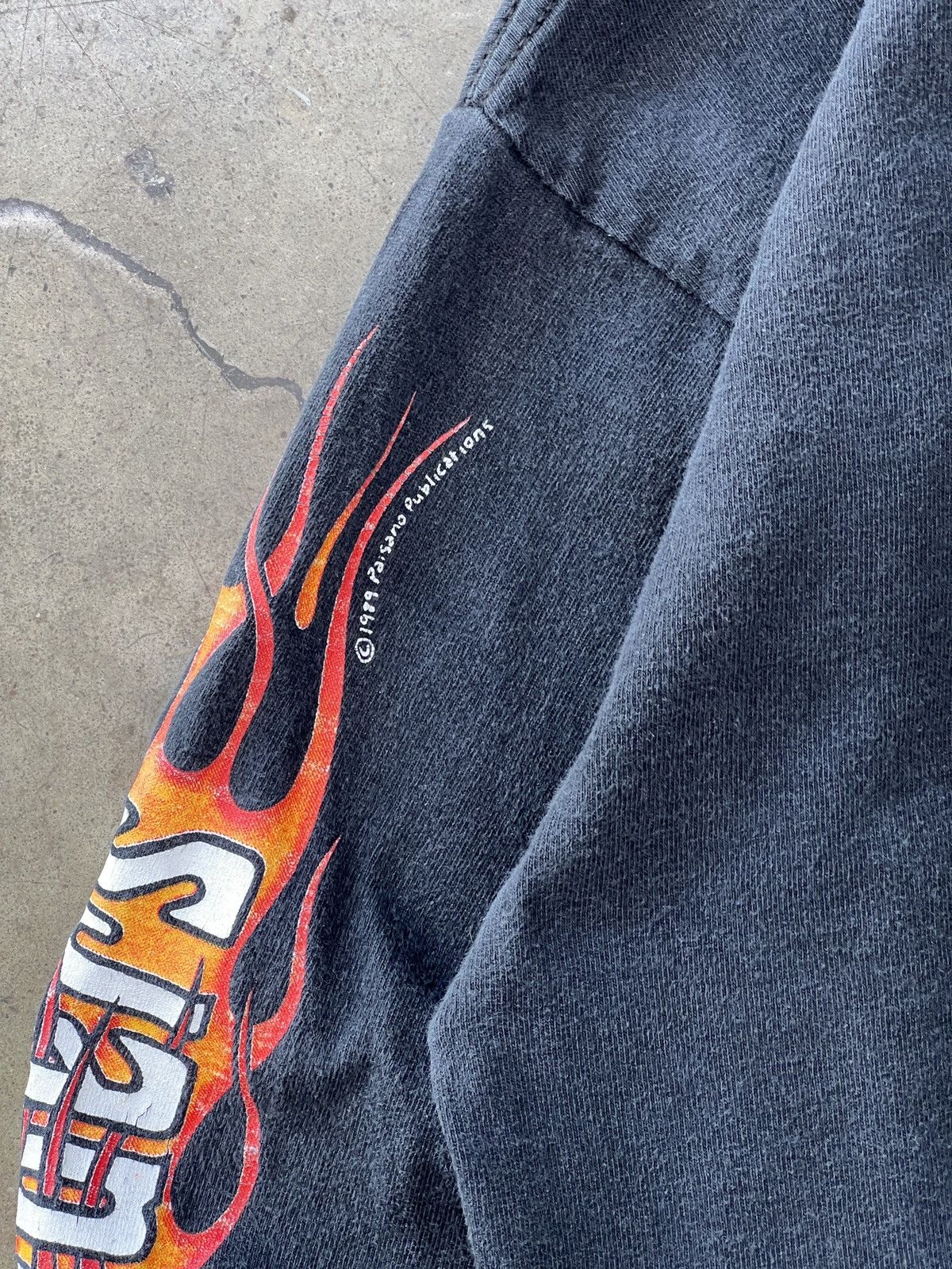 Harley Davidson Vintage Easy Riders Eagle Flame Motorcycle LS Large Size US L / EU 52-54 / 3 - 8 Thumbnail