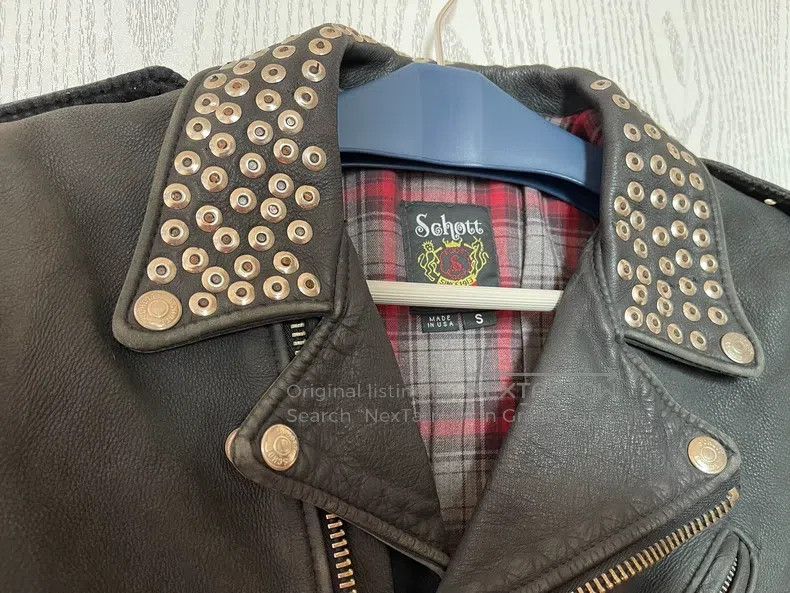 Schott Schott Rivets are used to make old leather clothes Size US XS / EU 42 / 0 - 4 Thumbnail