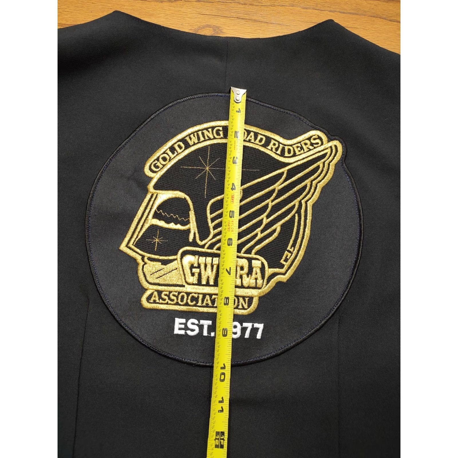 Goldwin VINTAGE 90s Gold Wing Road Riders Biker Patch Member Women's Large Vest Black Size L / US 10 / IT 46 - 5 Thumbnail
