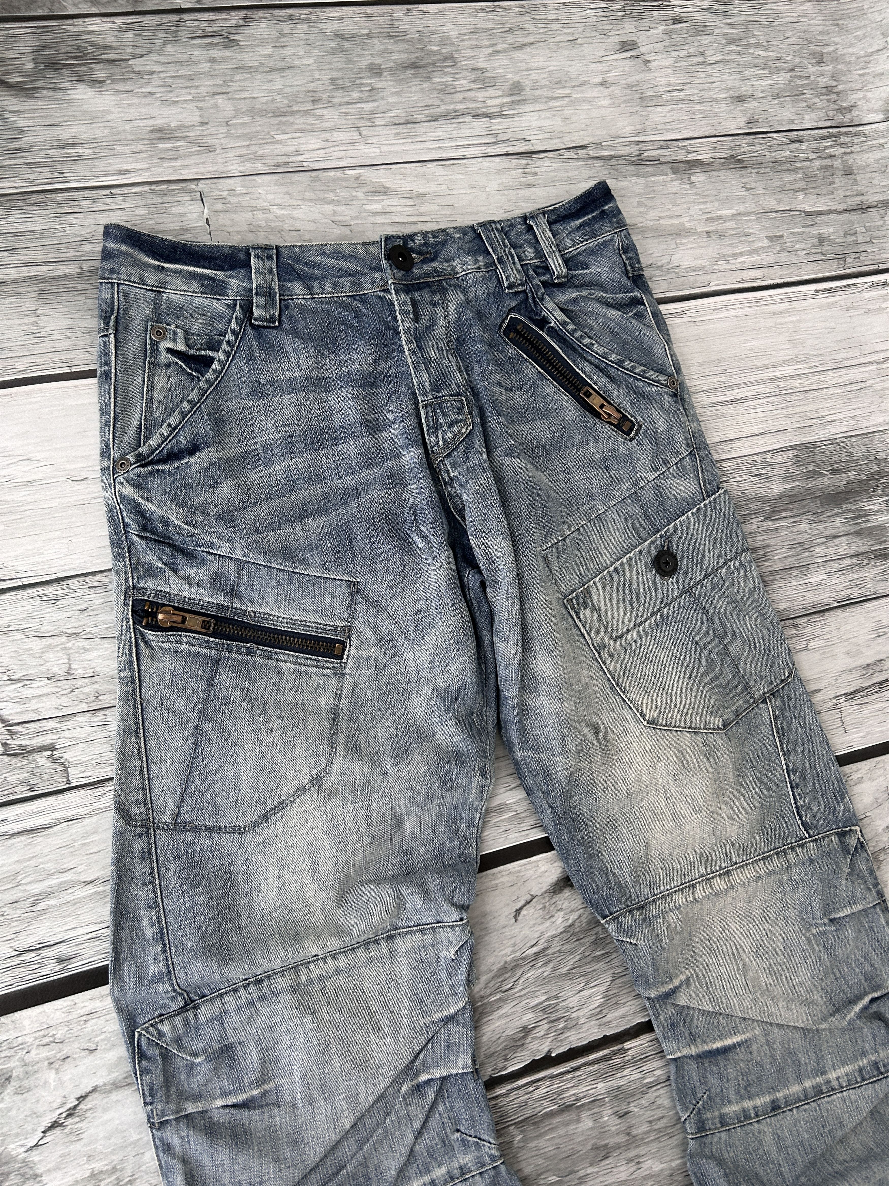Vintage Vintage Junya Watanabe Balenciaga Style Bondage Cargo Pants Size US 32 / EU 48 - 2 Thumbnail