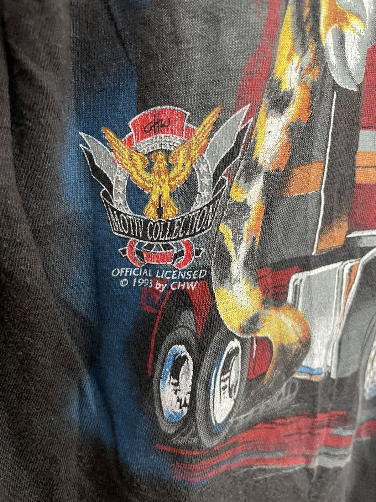 Vintage Truckers vintage 1993 tshirt Man tiger road Size US M / EU 48-50 / 2 - 2 Thumbnail