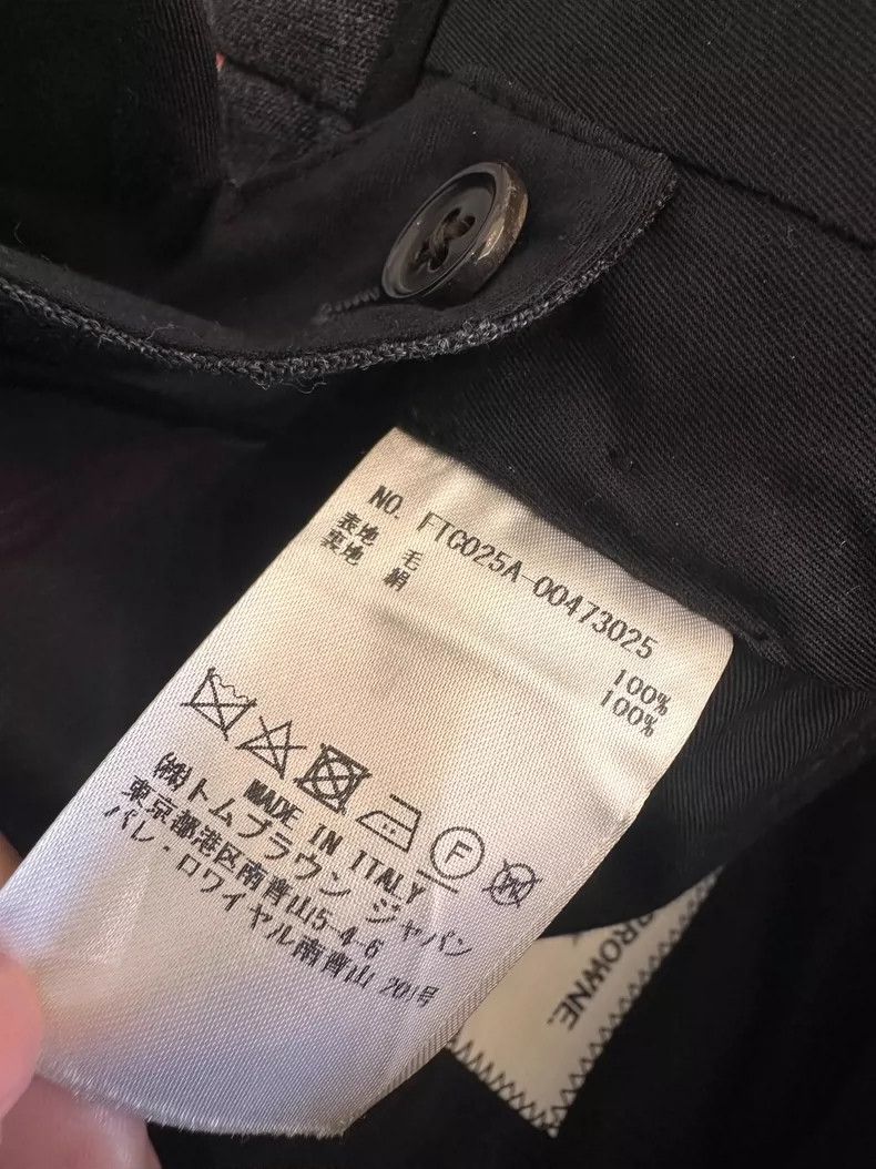 Thom Browne Thom Browne Wool trousers Size 38S - 6 Thumbnail