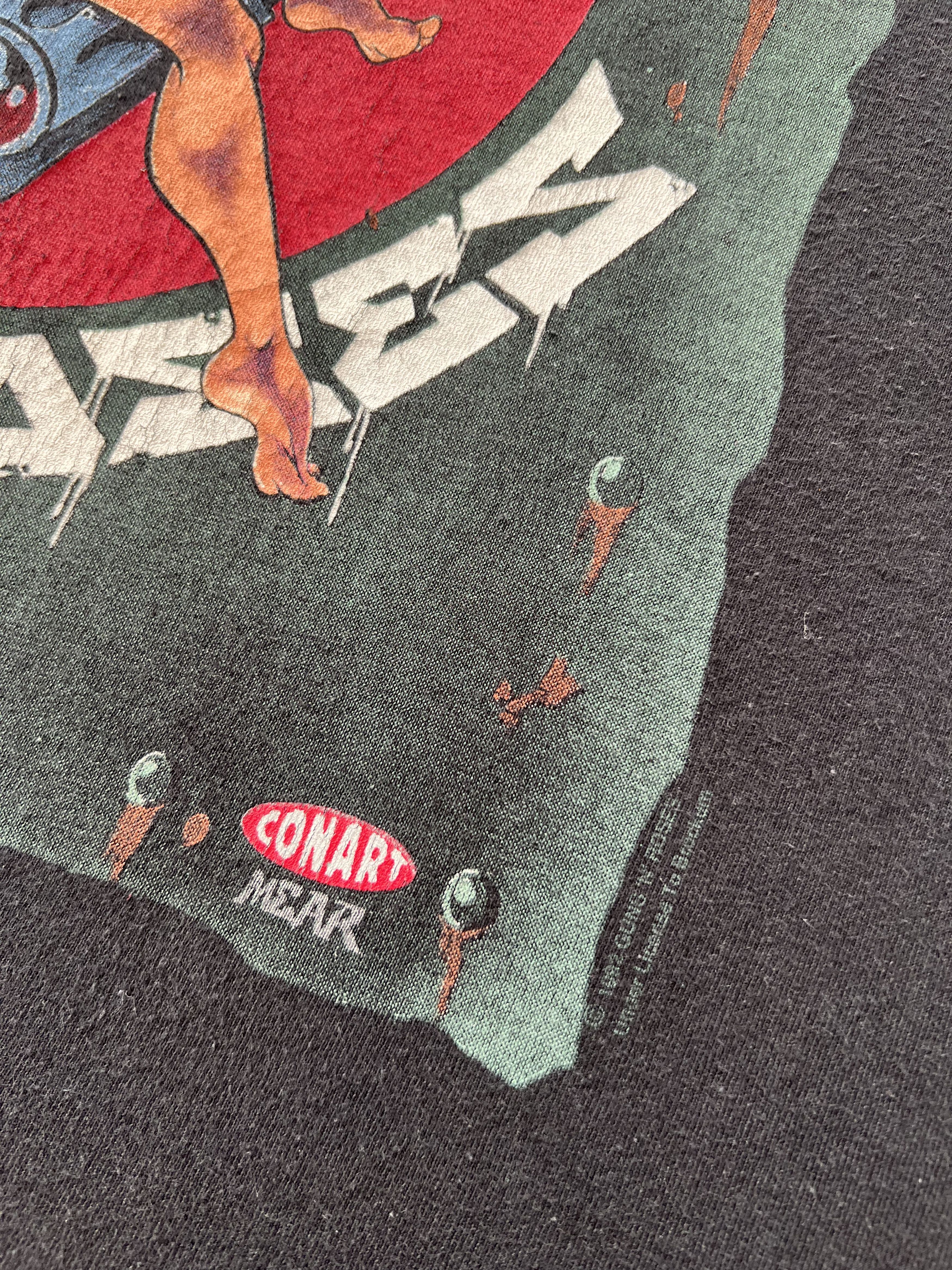 Band Tees Vintage 1992 Guns N Roses Conart Black T-shirt Size US M / EU 48-50 / 2 - 6 Thumbnail