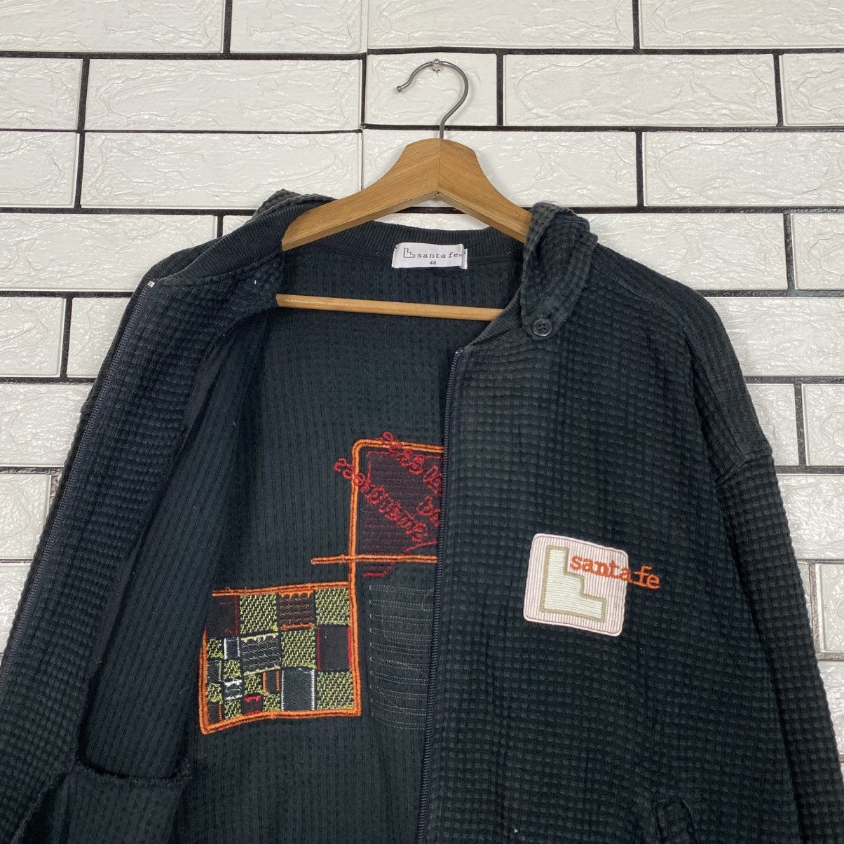 Japanese Brand 📌Vintage Sweater Santa Fe Patchwork Design Indigo Size US M / EU 48-50 / 2 - 14 Thumbnail