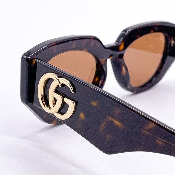 Gucci NEW GUCCI GG1421S 002 HAVANA WOMEN SUNGLASSES GUCCI Size ONE SIZE - 8 Thumbnail